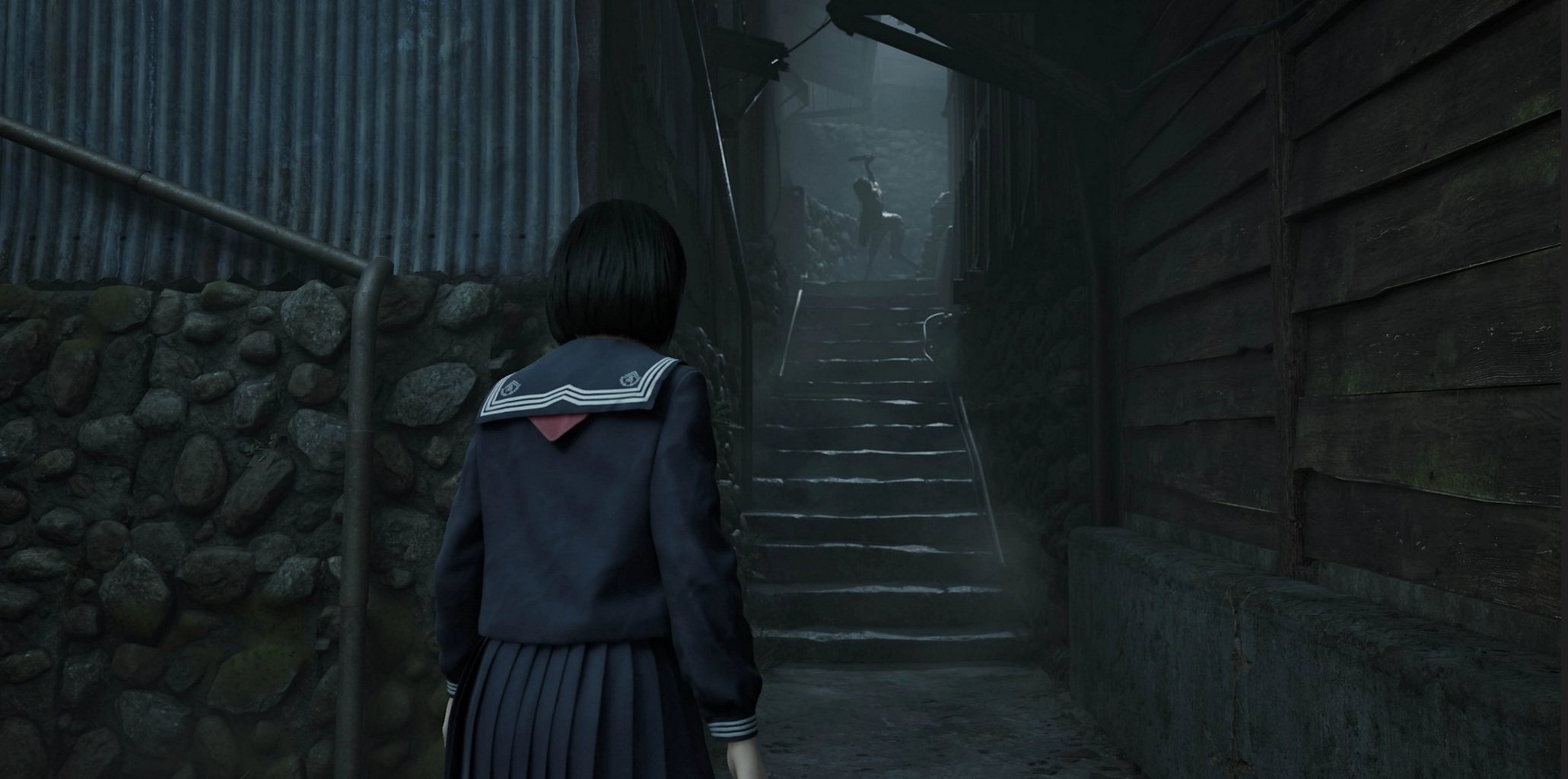 A still from the new survival horror video game Silent Hill f, produced by NeoBards Entertainment and published by Konami. Photo: NeoBards Entertainment