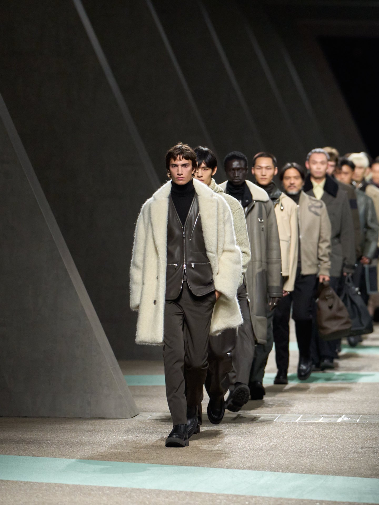 The Hermès men’s winter 2025 collection was shown at Hong Kong’s Kai Tak Cruise Terminal on September 19. Photo: Handout