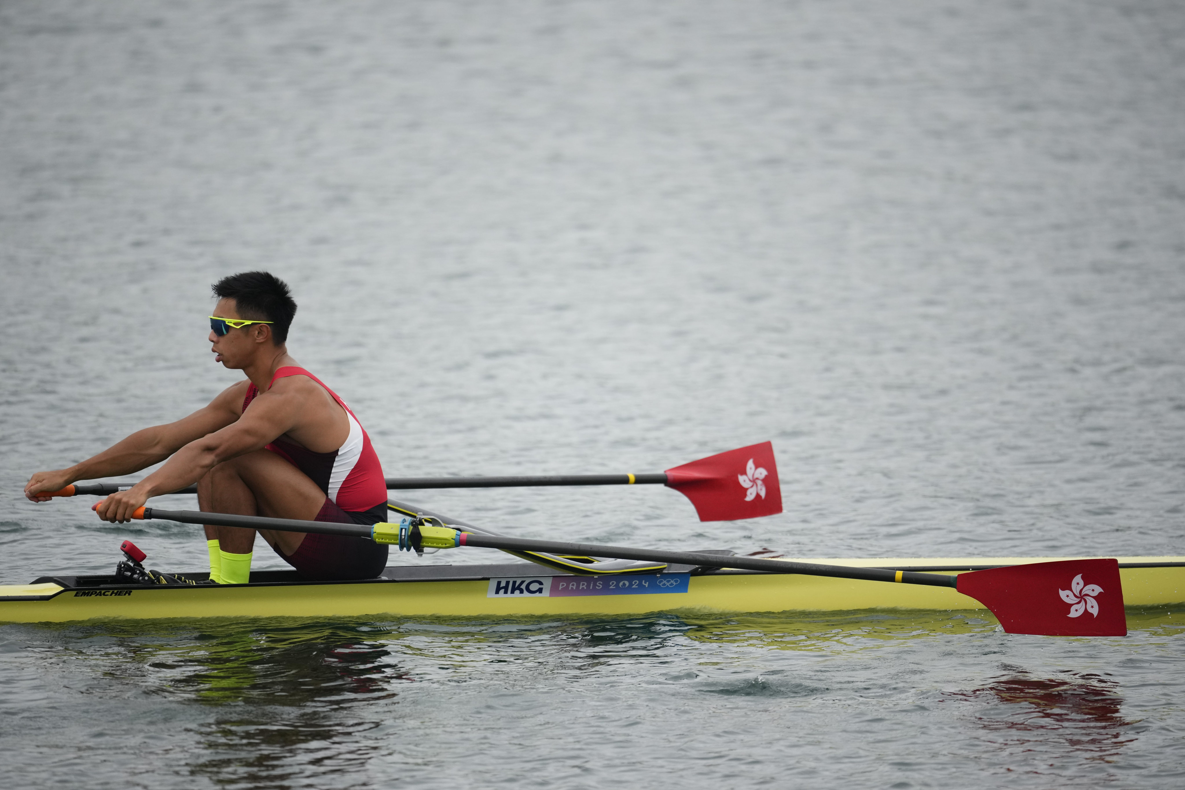Chiu Hin-chun has qualified for his second B final at a World Rowing Championships. Photo: AP