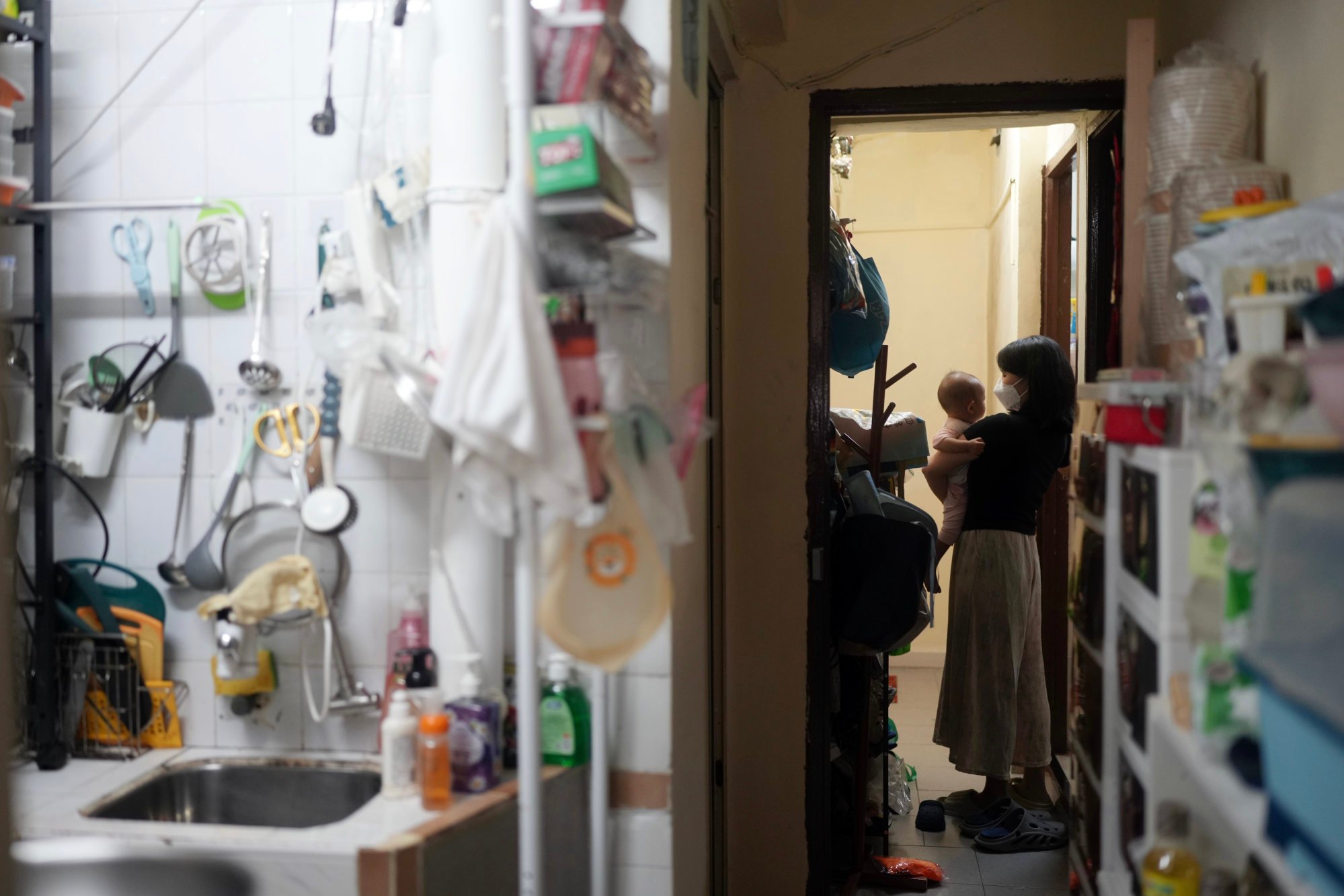 The new standards for the converted flats include a minimum size of 86 sq ft, a ceiling height of 2.3 metres, proper windows and at least one toilet. Photo: Sam Tsang The new standards for the converted flats include a minimum size of 86 sq ft, a ceiling height of 2.3 metres, proper windows and at least one toilet. Photo: Sam Tsang