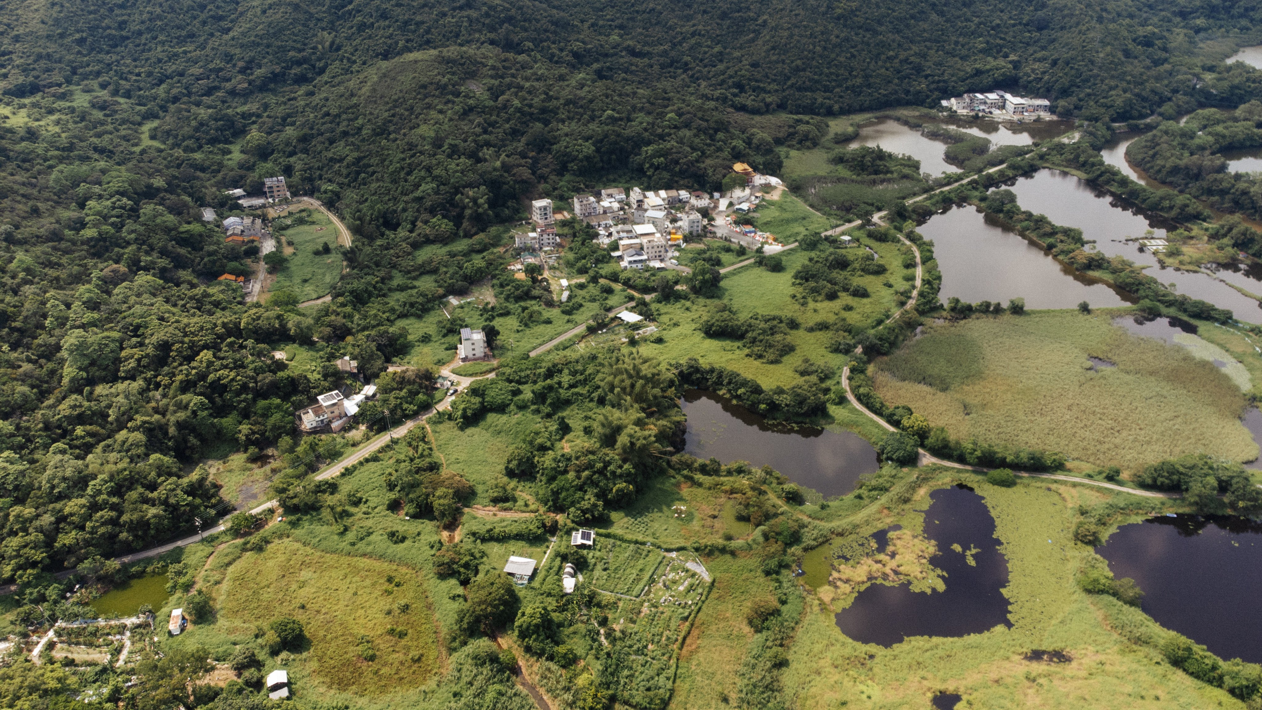 An aerial shot of Nam Chung, in the northeastern New Territories of Hong Kong. Photo: Alexander Mak