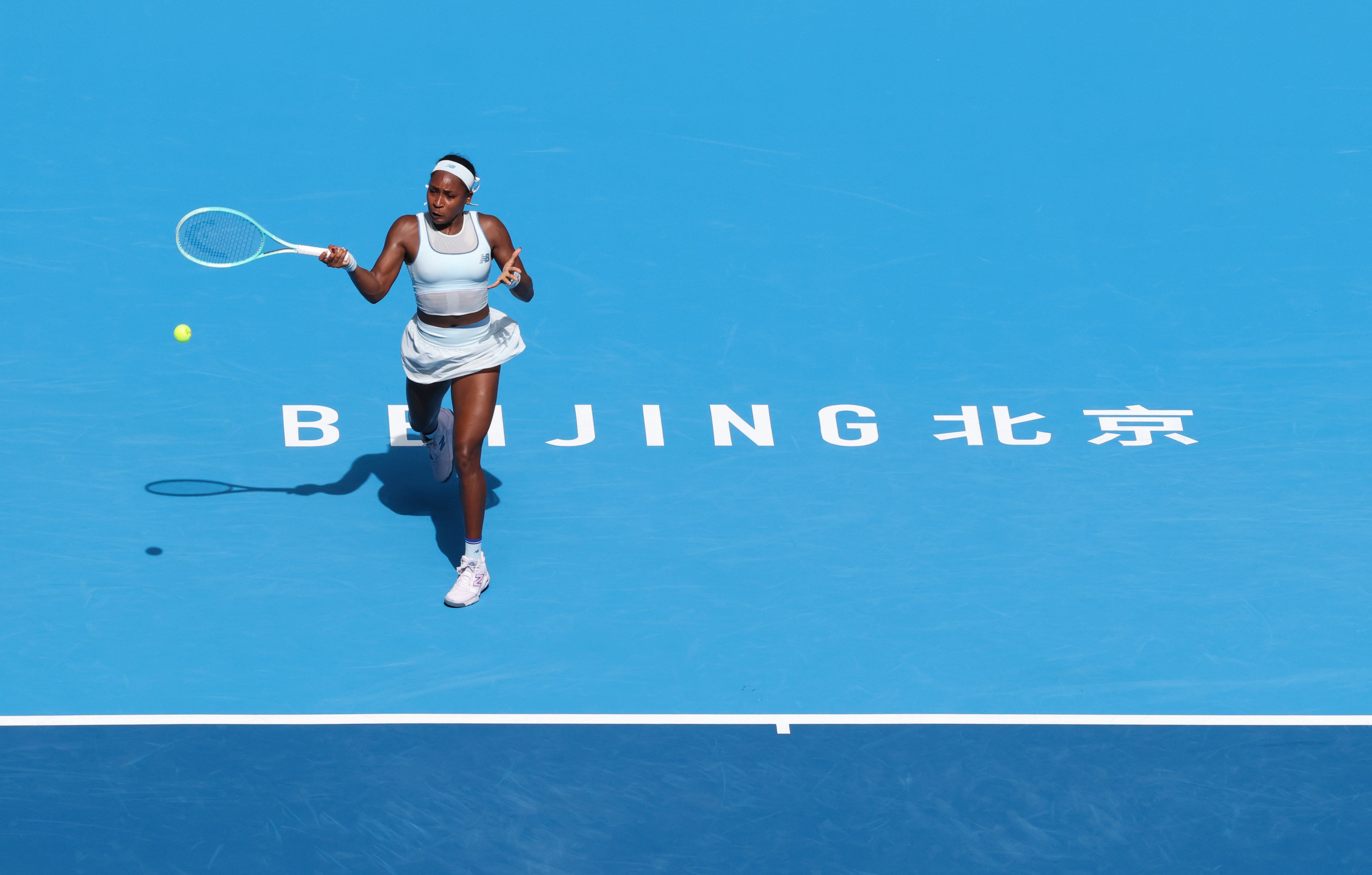 Coco Gauff has proved a hit with Chinese fans. Photo: Xinhua