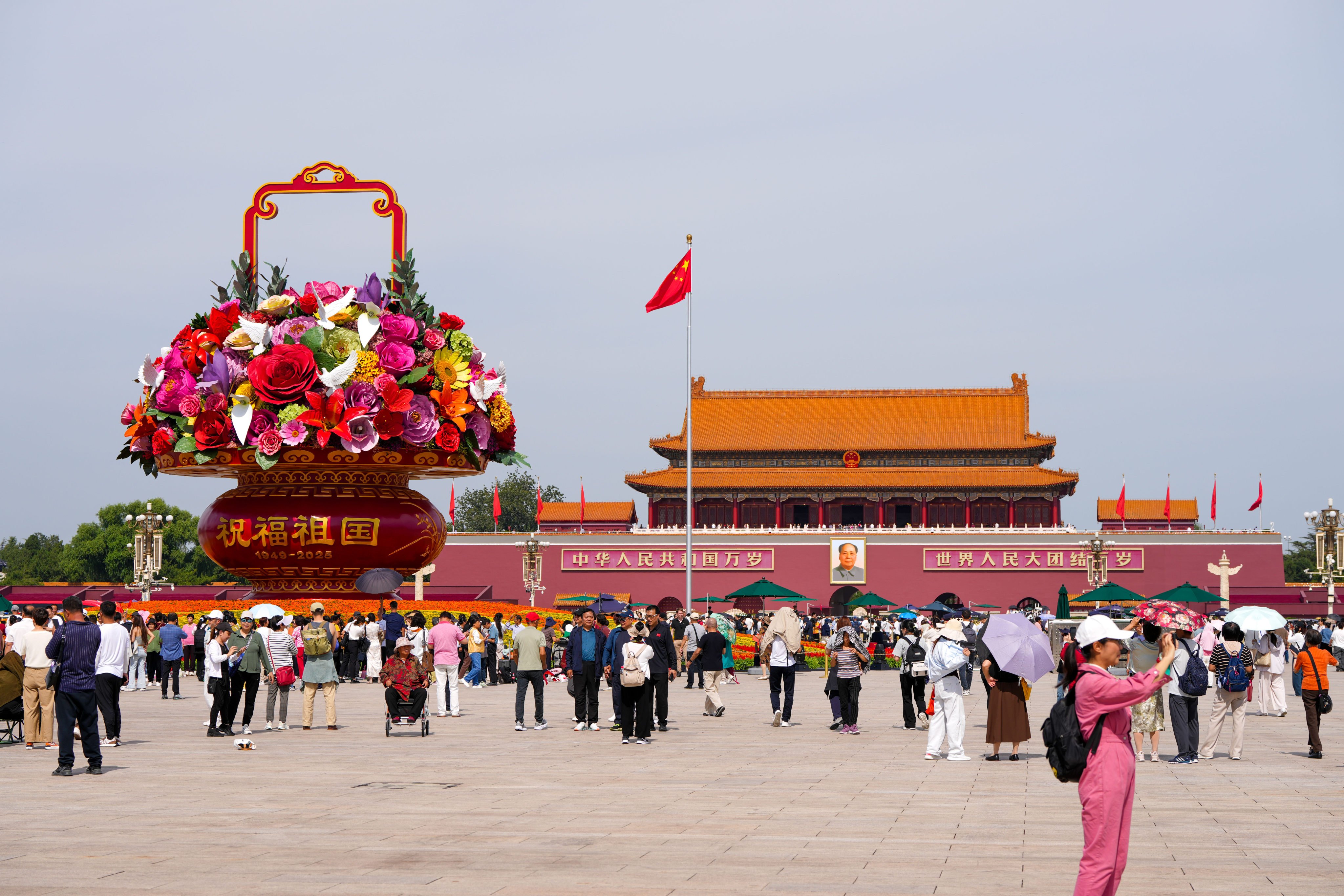 Beijing and other major cities are expecting an upsurge in visitor numbers. Photo: Xinhua