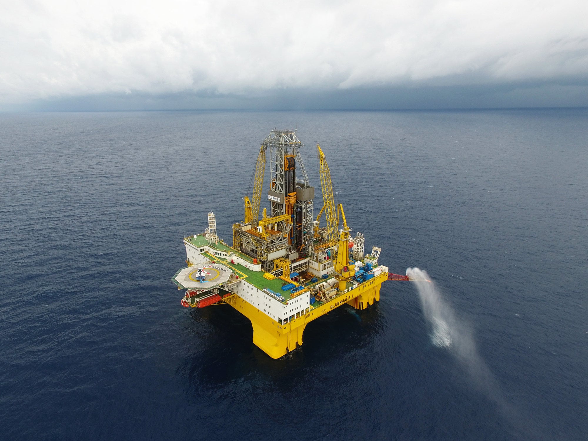 A trial mining site explored by China in the South China Sea. Photo: Xinhua