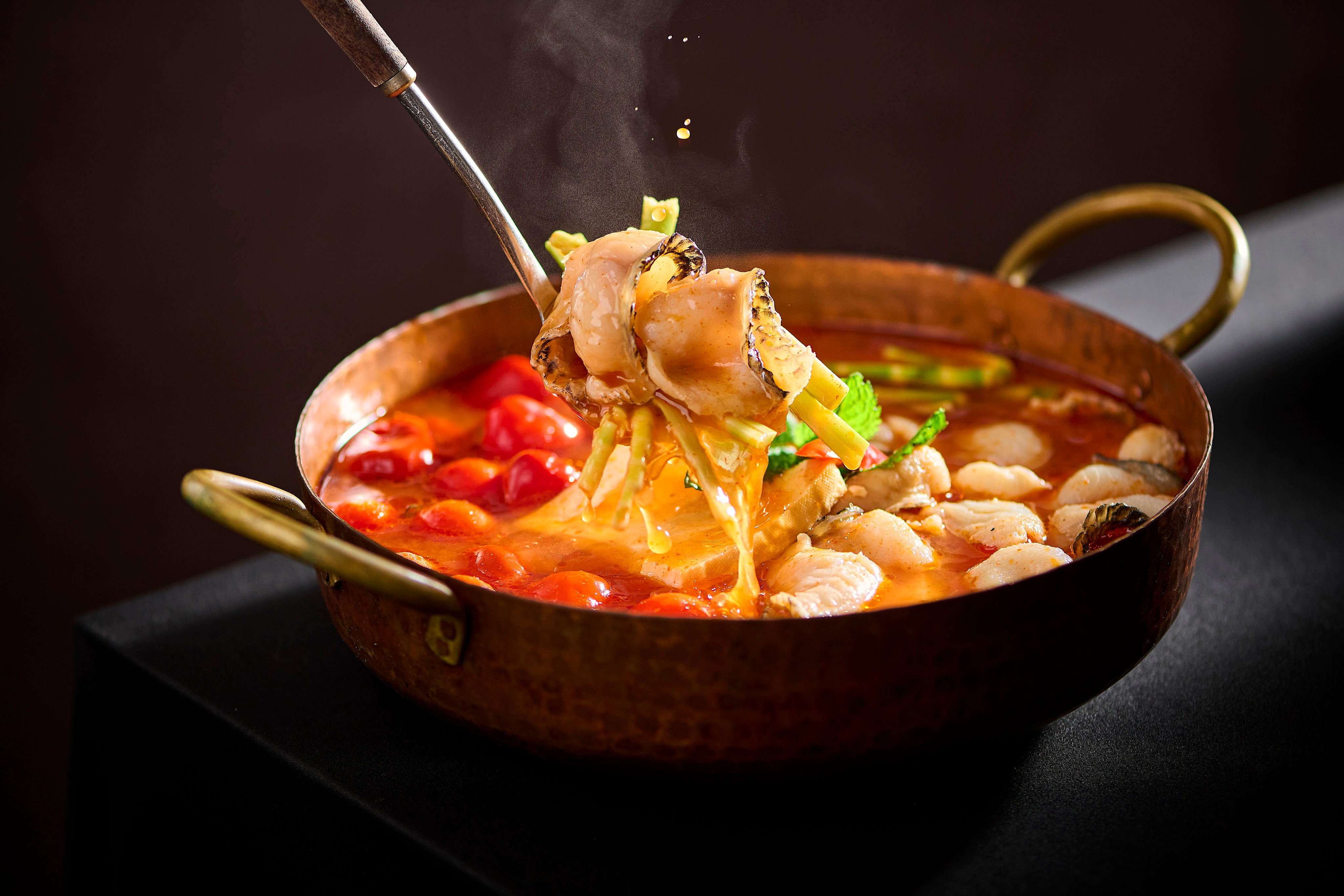 A dish of Dali wild fruit sour soup, a favourite in China’s Yunnan province. The dish is very similar to Thailand’s tom yum soup. Photo: The Mushroom