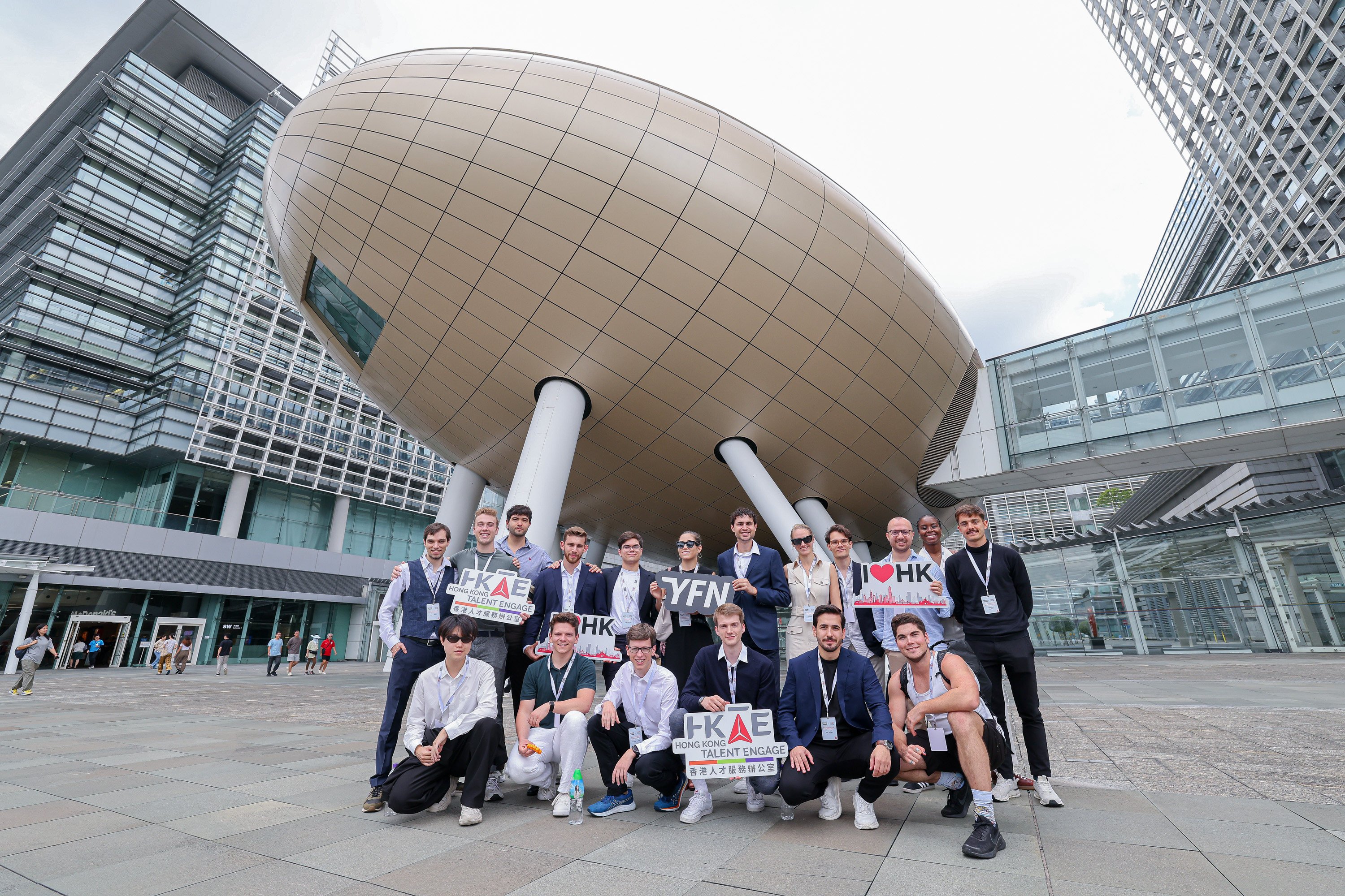 German start-up founders and entrepreneurs visit their local counterparts at the Hong Kong Science and Technology Parks Corporation.