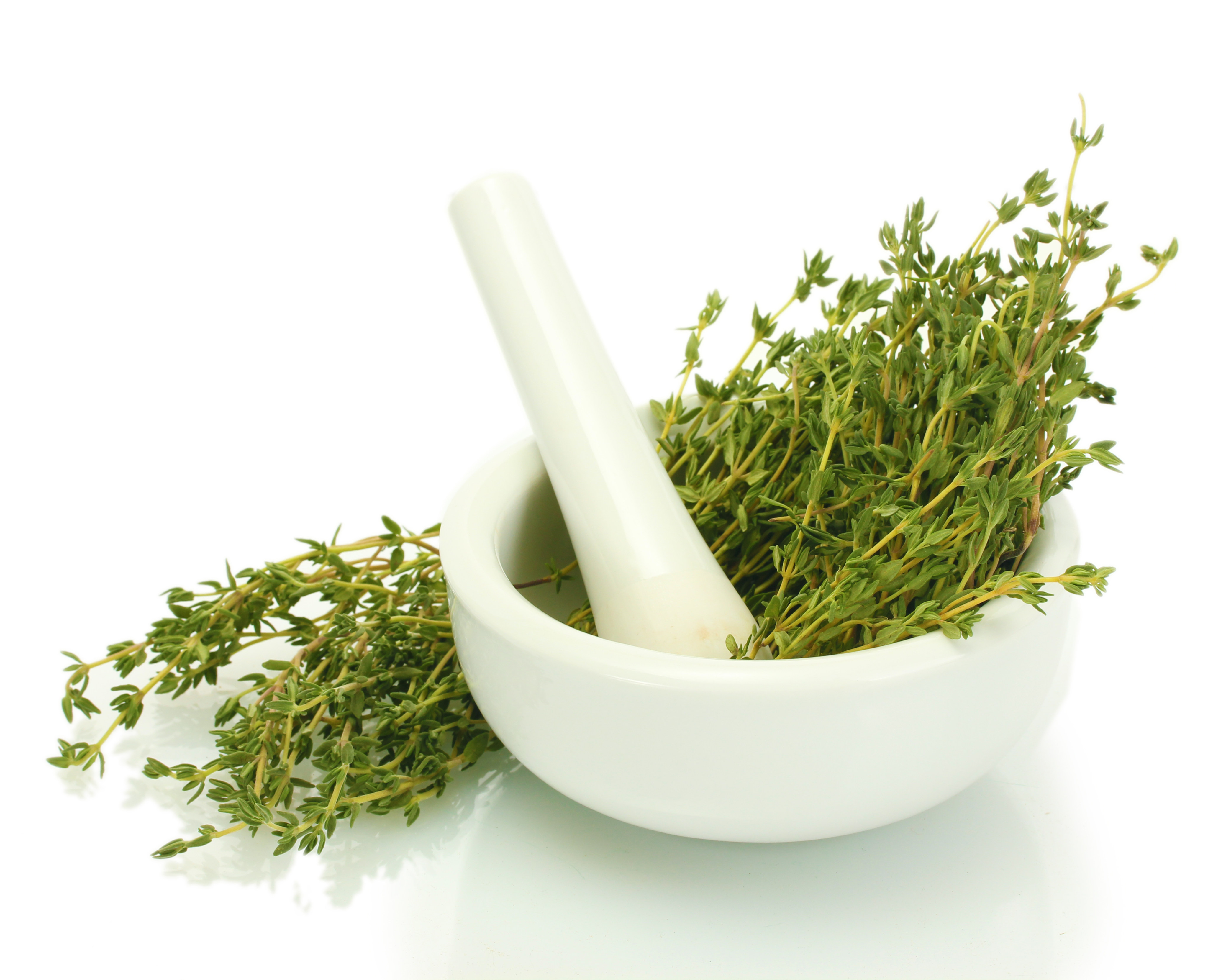 Thyme is a fragrant herb that is used in aromatherapy and goes beautifully with meat and vegetables. We share a recipe that takes pork chops to new heights. Photo: Shutterstock