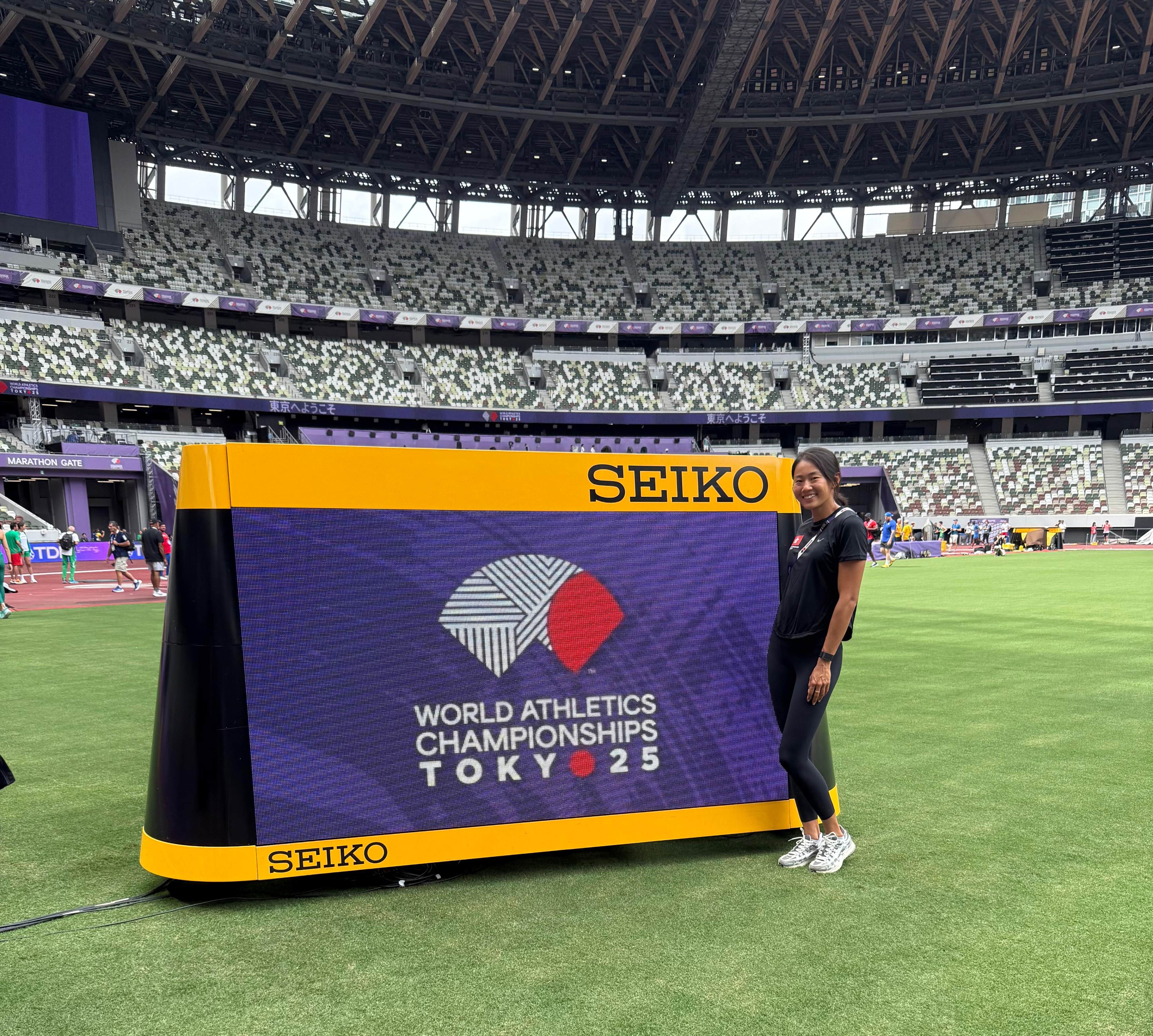 Vera Lui made her World Athletics Championships debut in Tokyo in September. Photo: Handout
