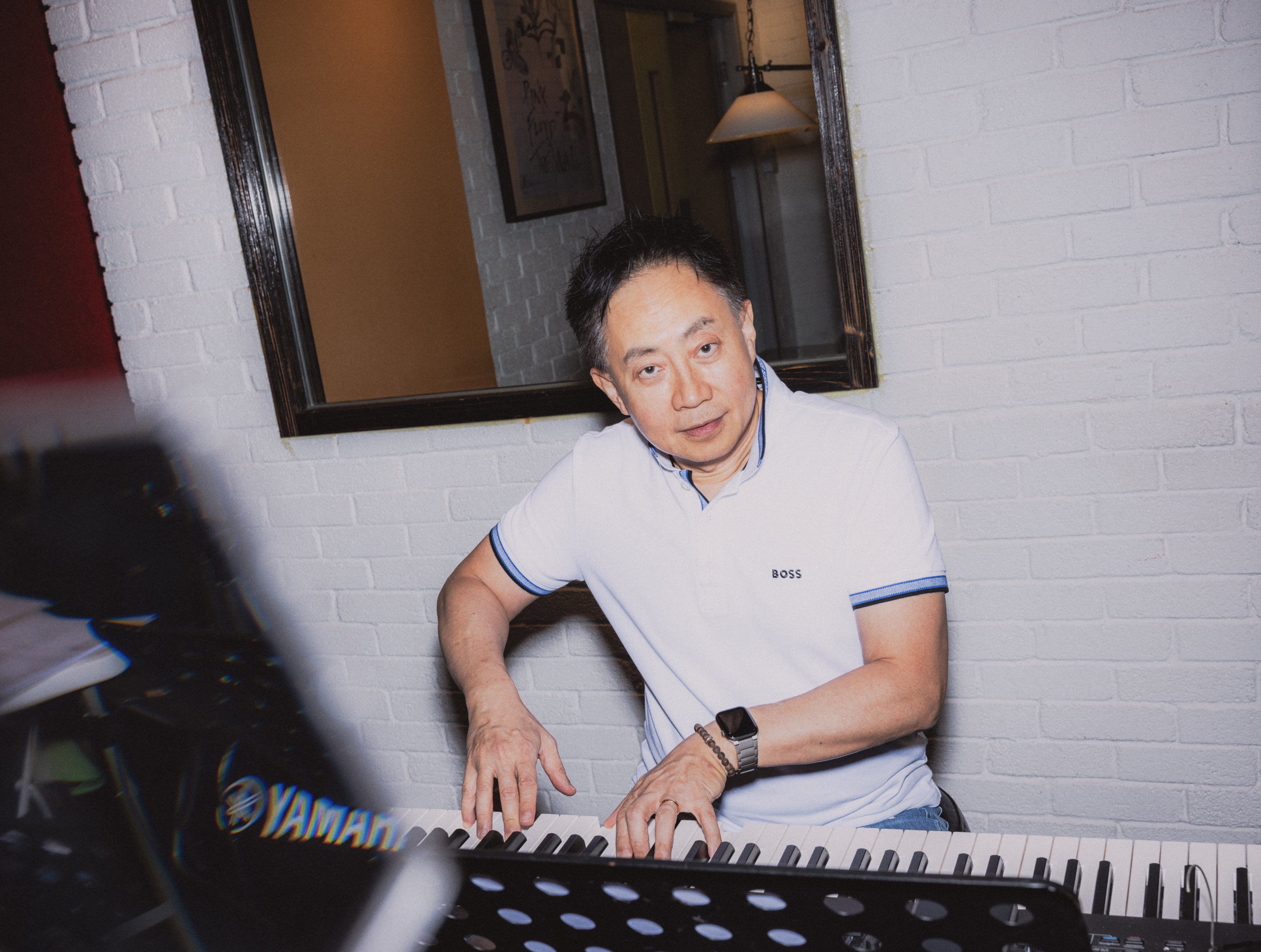 Andrew Tuason in his Hong Kong studio during rehearsals for his upcoming tour in San Francisco. Photo: Jocelyn Tam