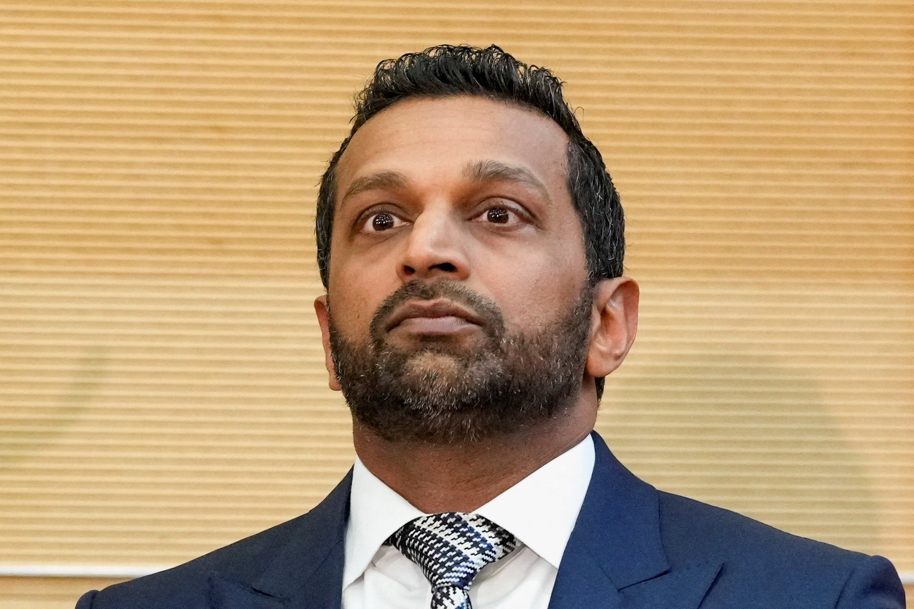 FBI Director Kash Patel attends a press conference announcing details on the suspect in the shooting of conservative commentator Charlie Kirk, who was fatally shot earlier this month. Photo: Reuters