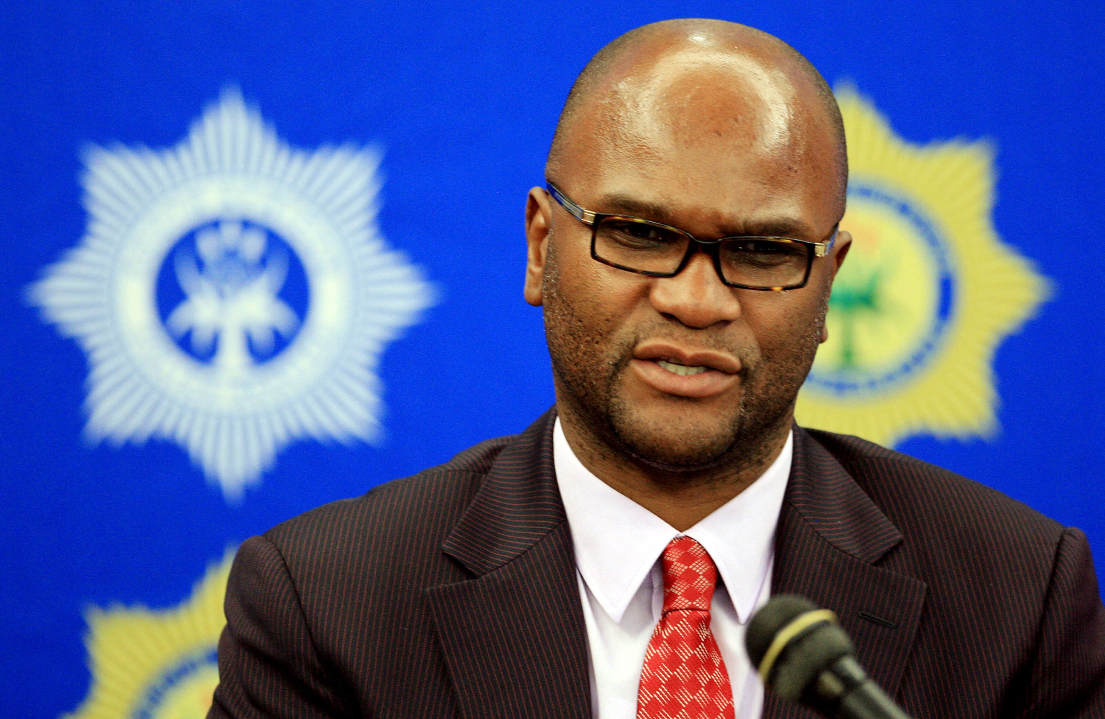 Nathi Mthethwa, who was then South Africa’s minister of police in 2014. File photo: AFP