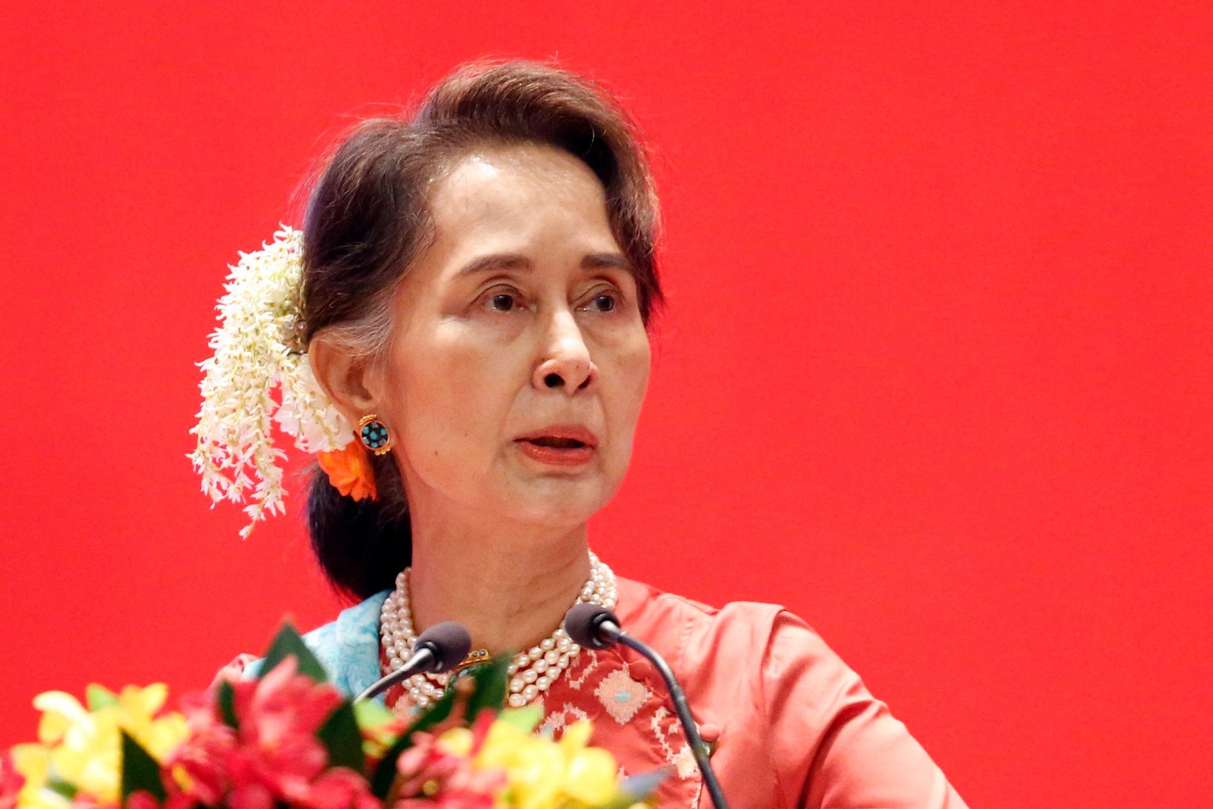 Aung San Suu Kyi, 80, has spent a total of 19 years in detention since 1989. Photo: EPA-EFE