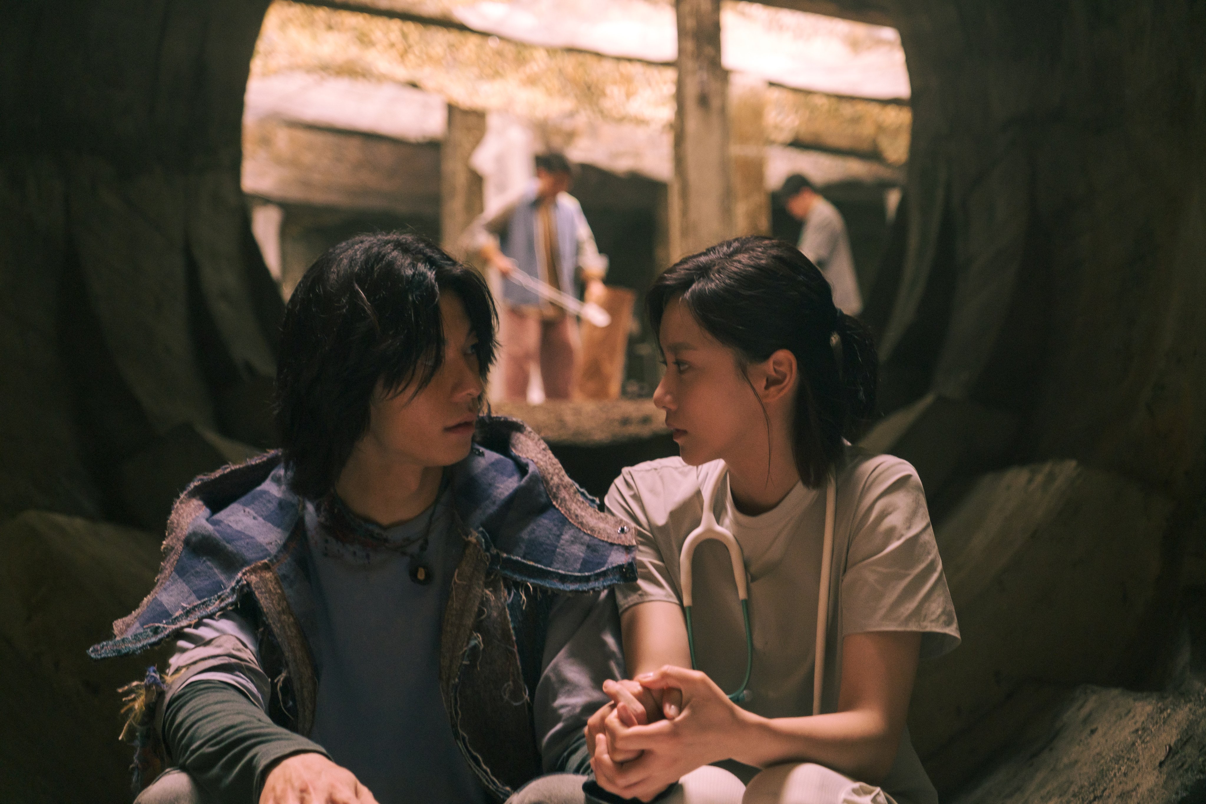 Greg Hsu (left) and Angela Yuen in a still from Measure in Love (category IIA, Cantonese and Mandarin versions available), directed by Benny Kung.