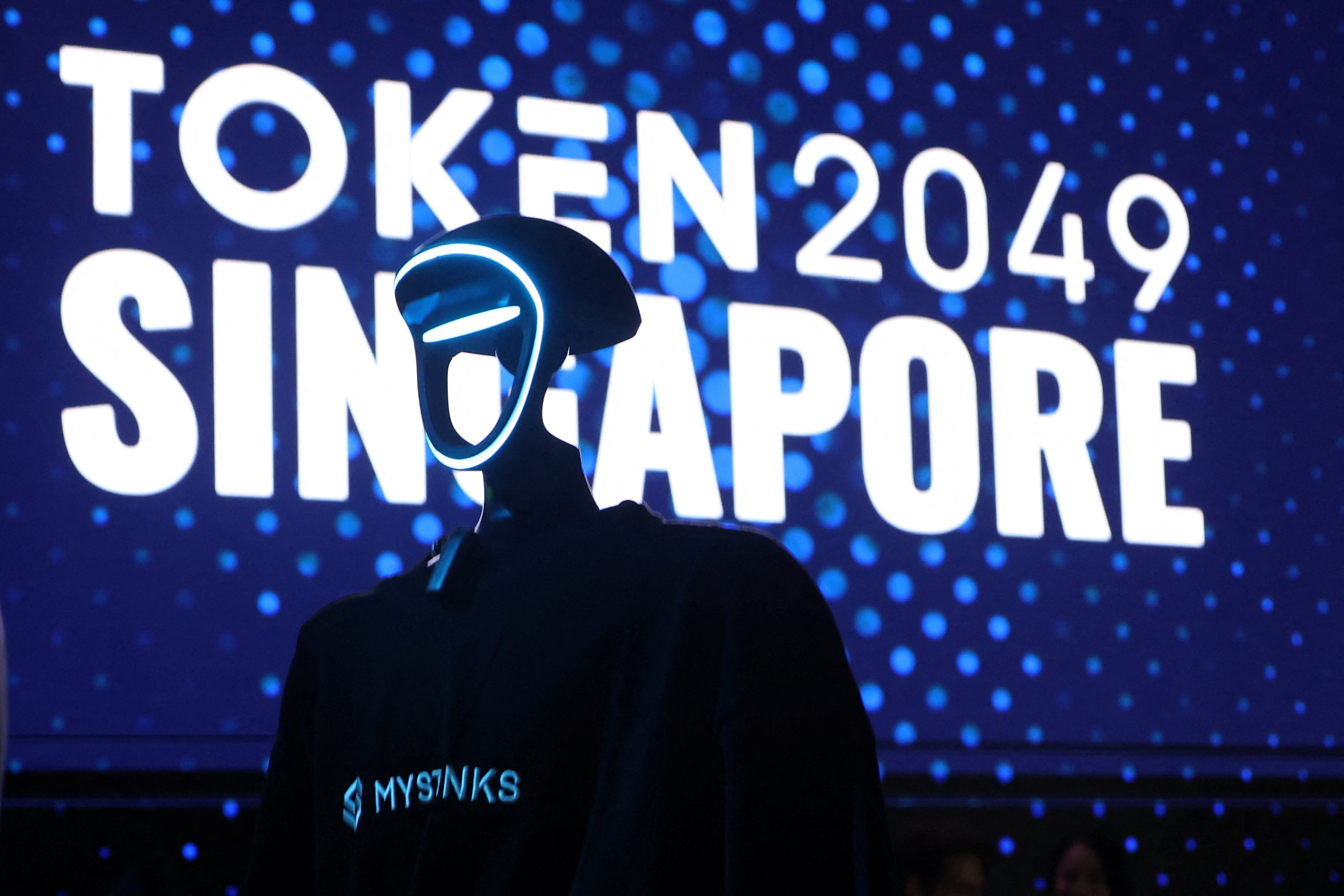 At the Token2049 conference in Singapore, participants see the US as a land of opportunity for the cryptocurrency industry. Photo: Reuters