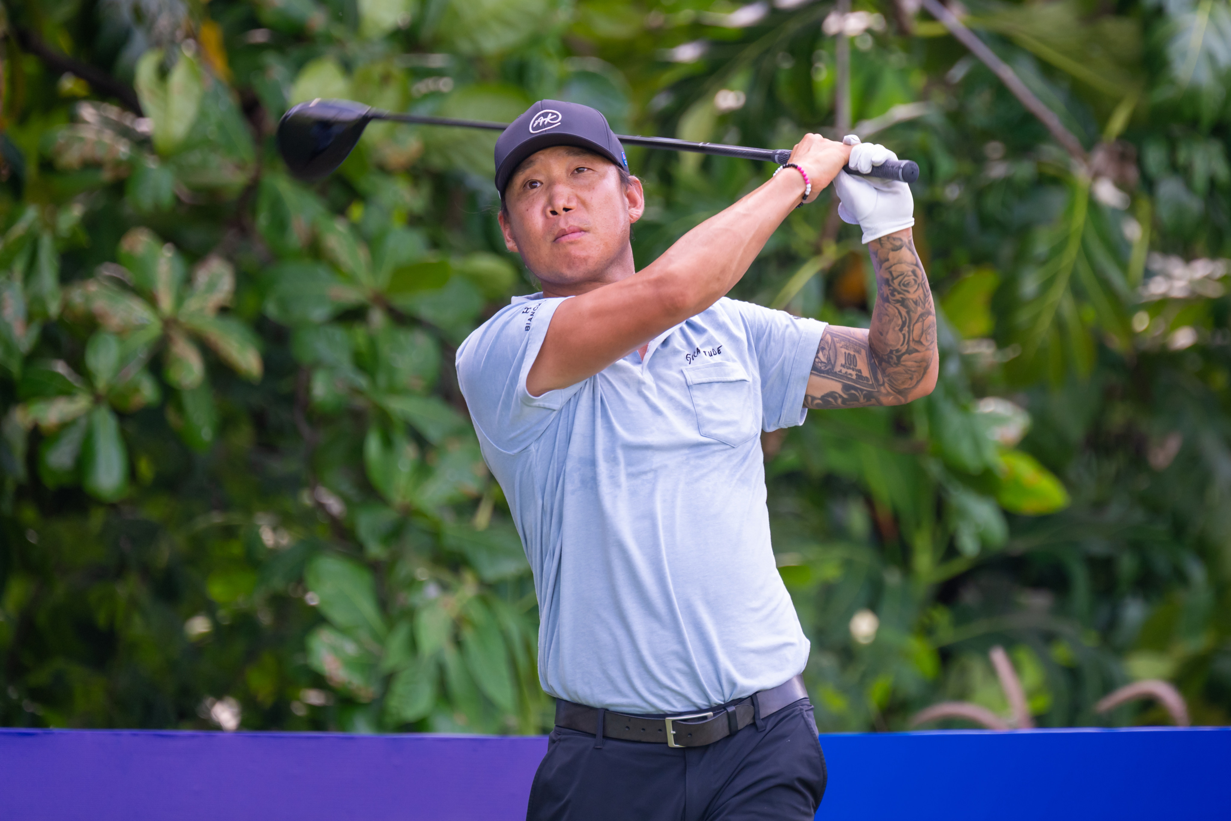 Anthony Kim has got five International Series events to try and get himself back onto the LIV Golf League, starting in Jakarta this week. Photo: Asian Tour