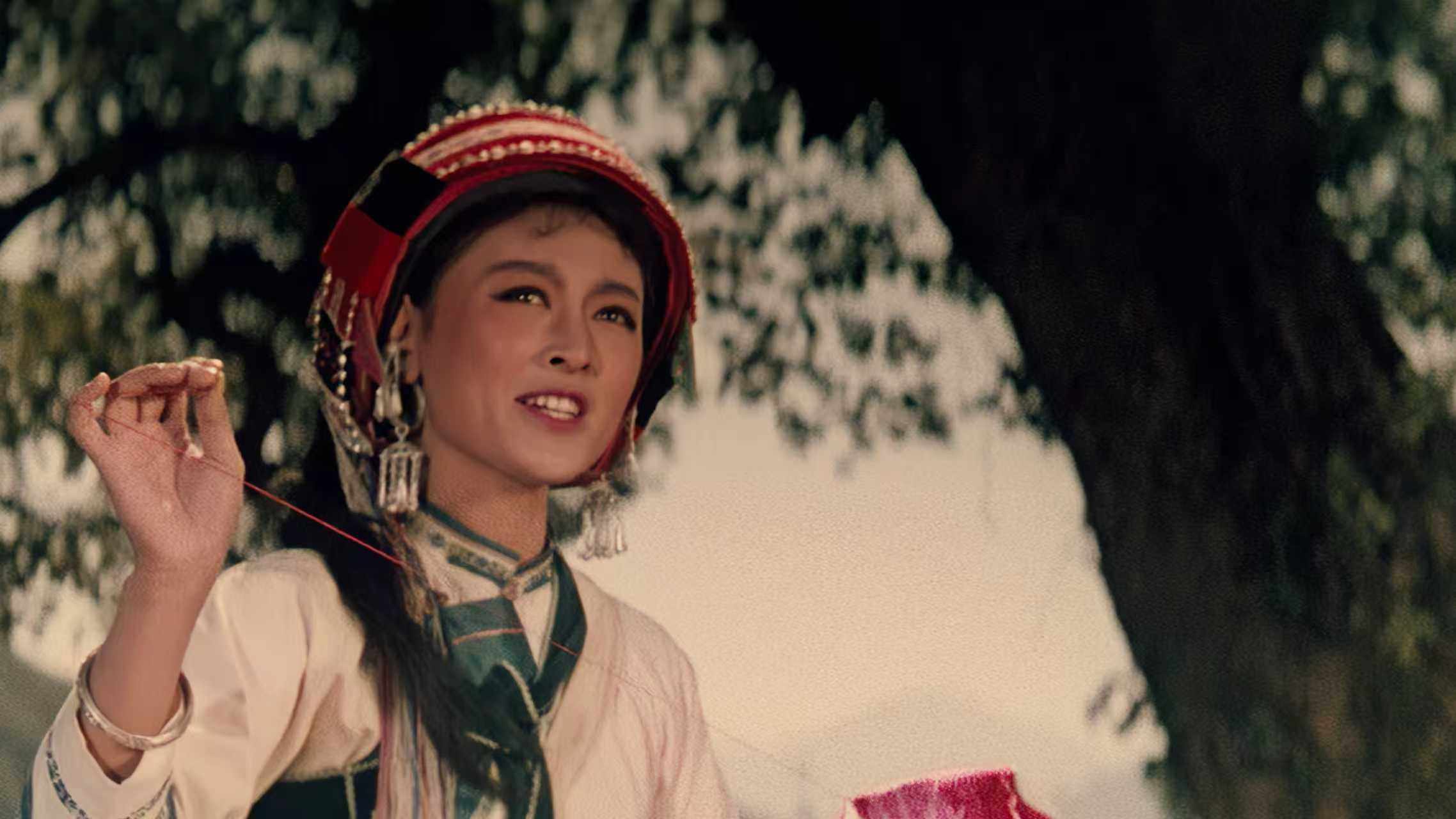 Yang Likun in a still from Ashima (1964), the first full-colour, widescreen musical movie produced in mainland China after the founding of the People’s Republic of China. The film was shelved for years after it was singled out for criticism by Jiang Qing, Mao Zedong’s wife.