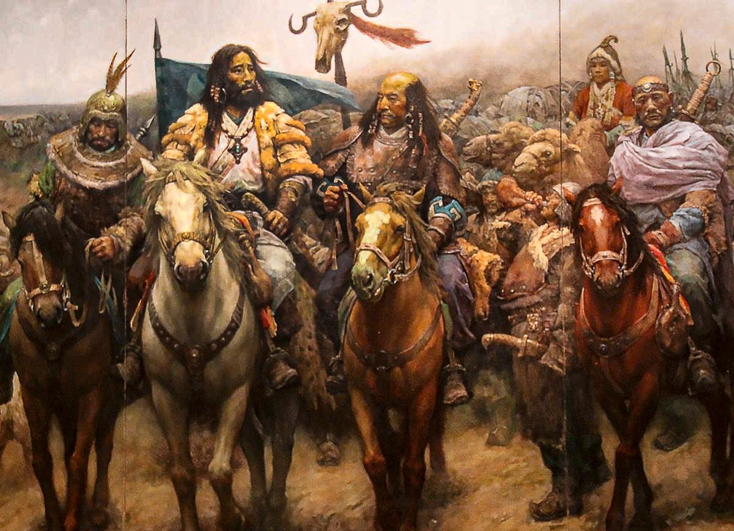 Xiongnu nomads were considered “barbarians” by many Han Chinese. After Chinese palace eunuch Zhonghang Yue was forced to visit the warlike state, he became a valued advisor to its people, much improving the state’s productivity and self-governance, and remained there until his death. Photo: Weibo