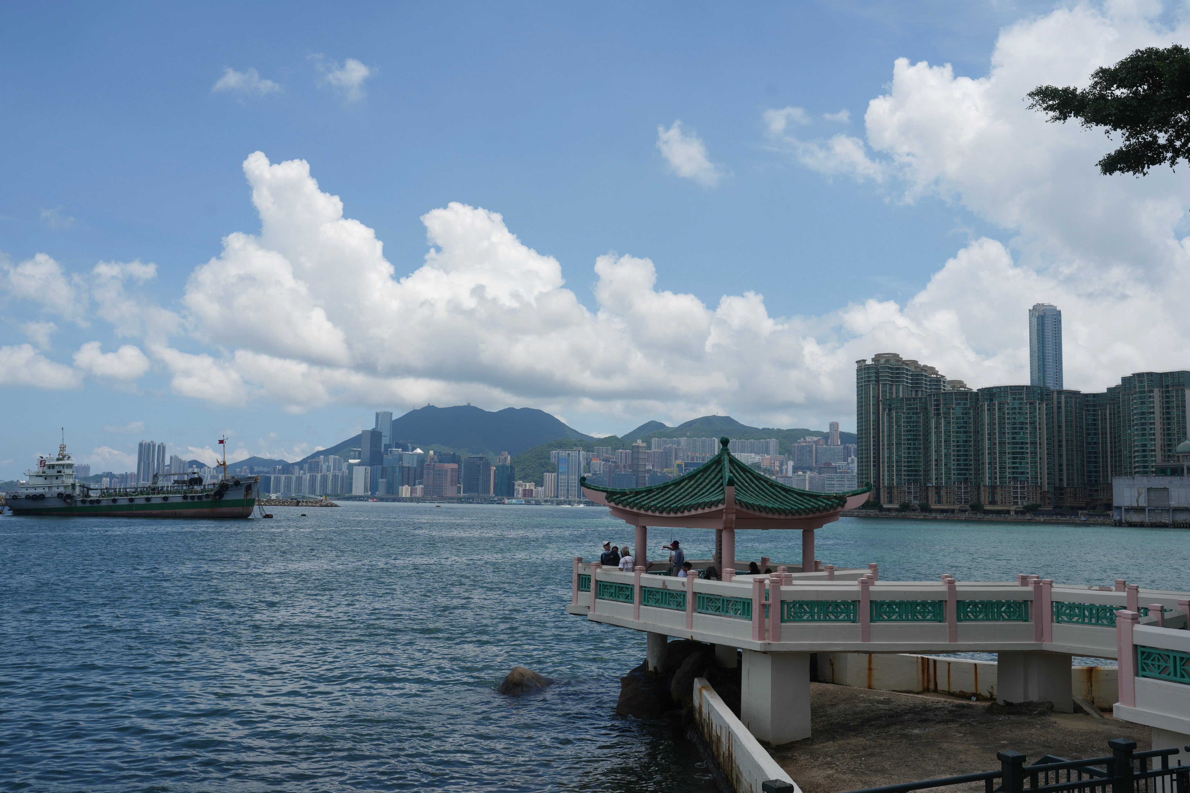 The two male victims were attacked in Hoi Sham Park in To Kwa Wan at about 12.30pm on Saturday. Photo: Sam Tsang