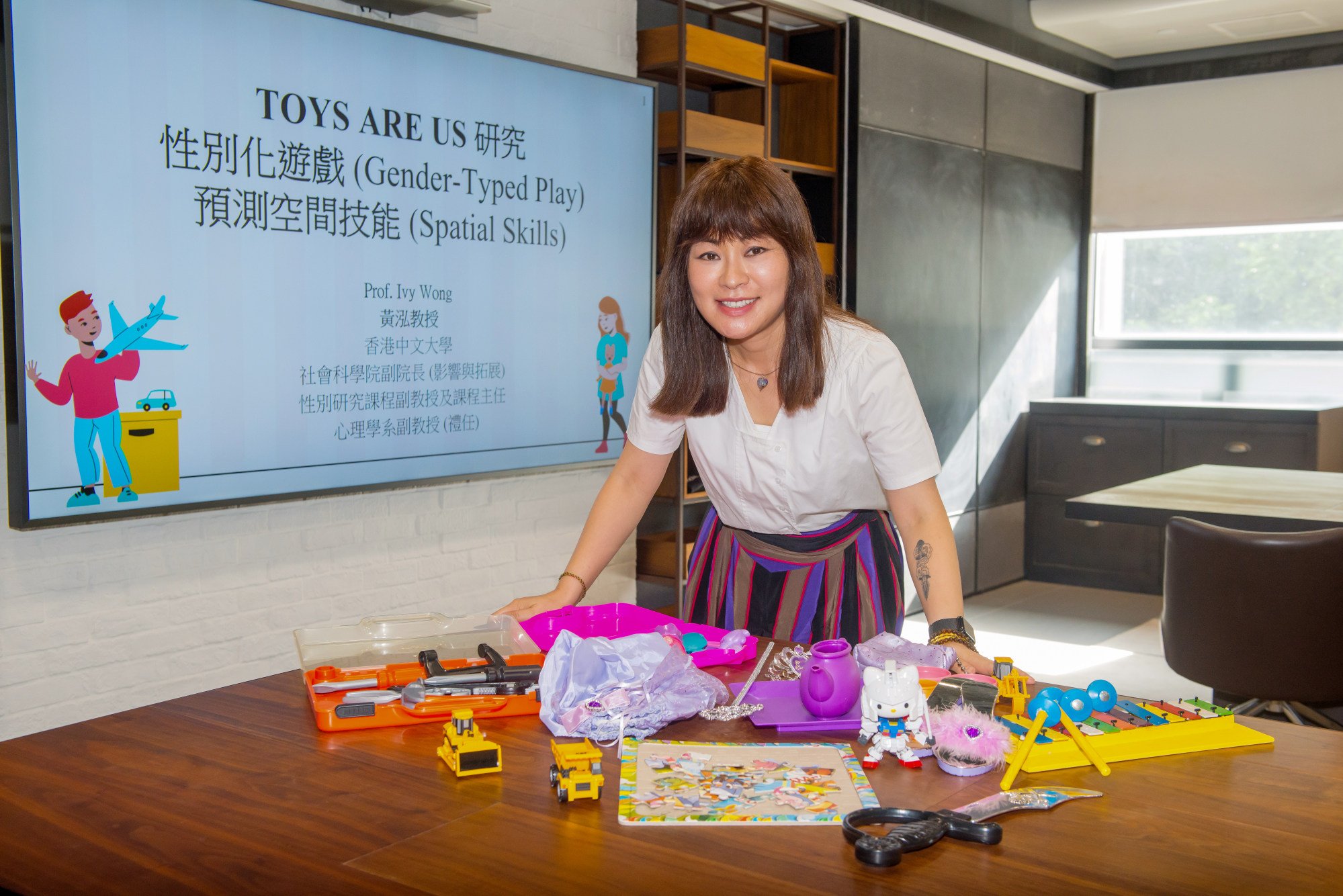 Professor Ivy Wong Wang is calling on manufacturers to create toys that build spatial skills for both boys and girls. Photo: Handout Professor Ivy Wong Wang is calling on manufacturers to create toys that build spatial skills for both boys and girls. Photo: Handout