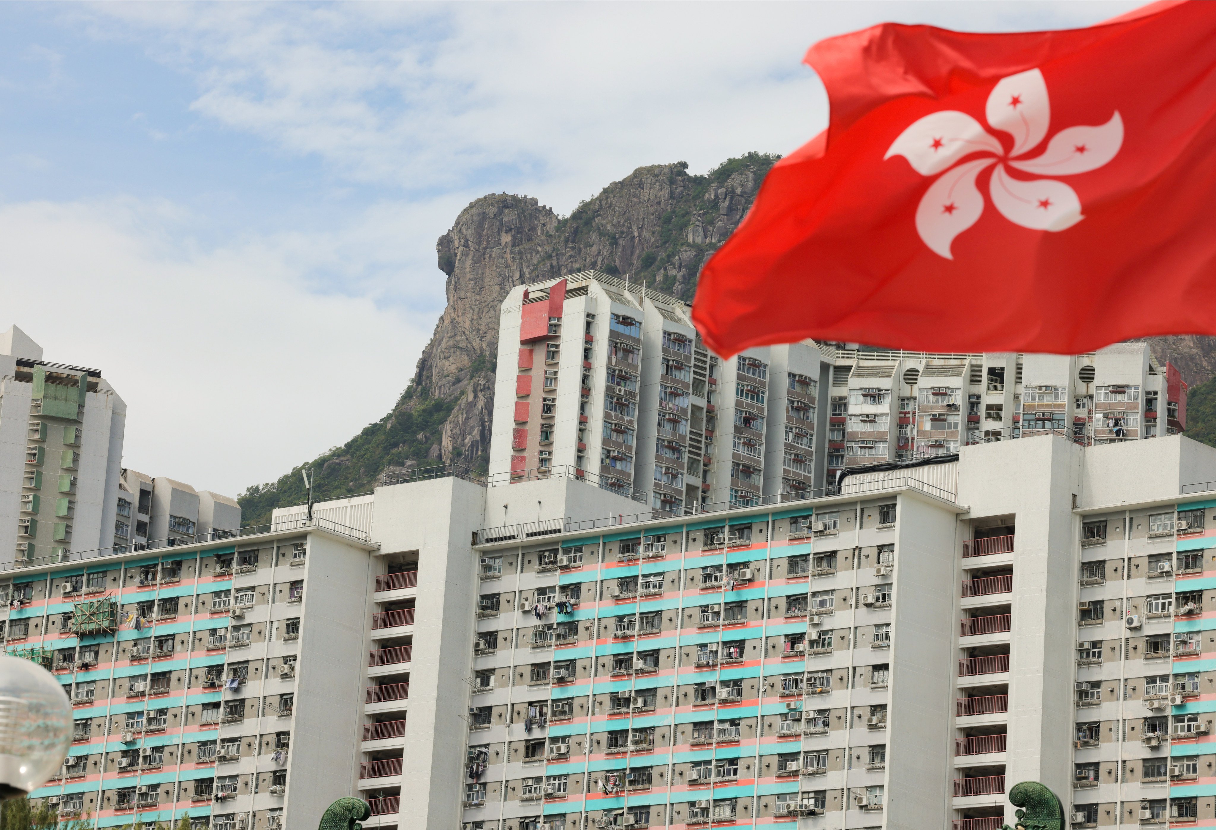 A public housing estate near Lion Rock mountain in Wong Tai Sin. Photo: Jelly Tse