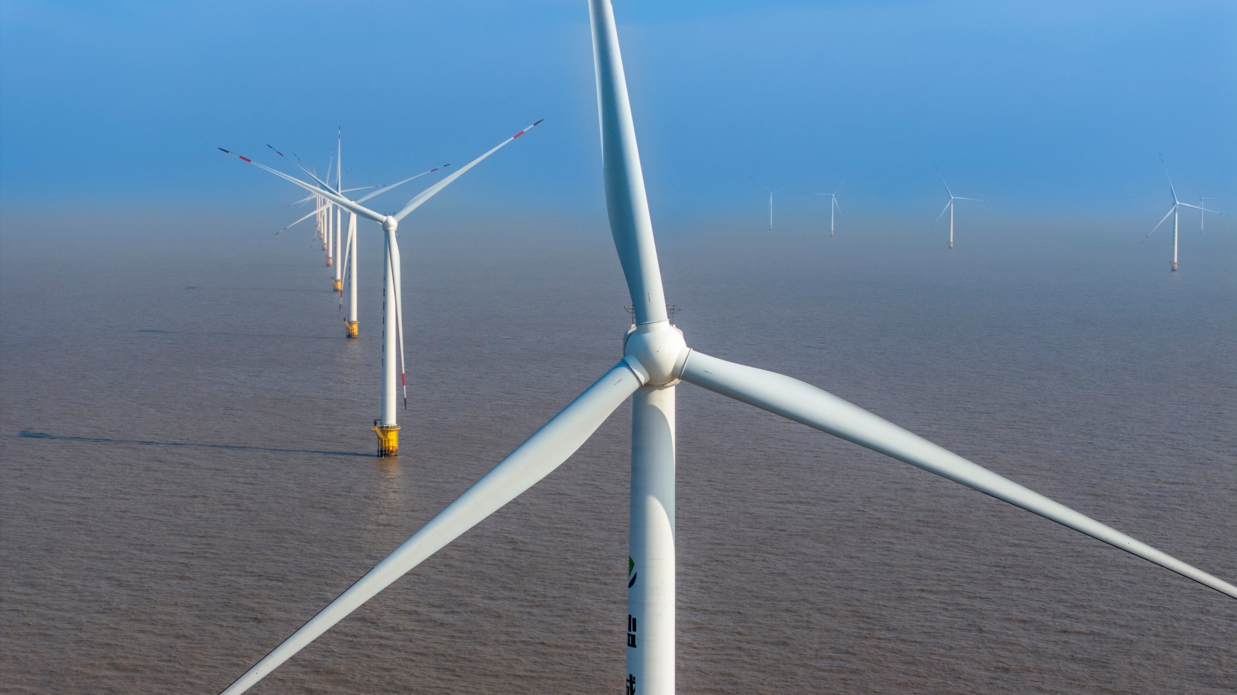 China’s exports of clean technology have soared in recent years, as the cost of wind turbines, solar panels, lithium batteries and other solutions continues to fall. Photo: Xinhua