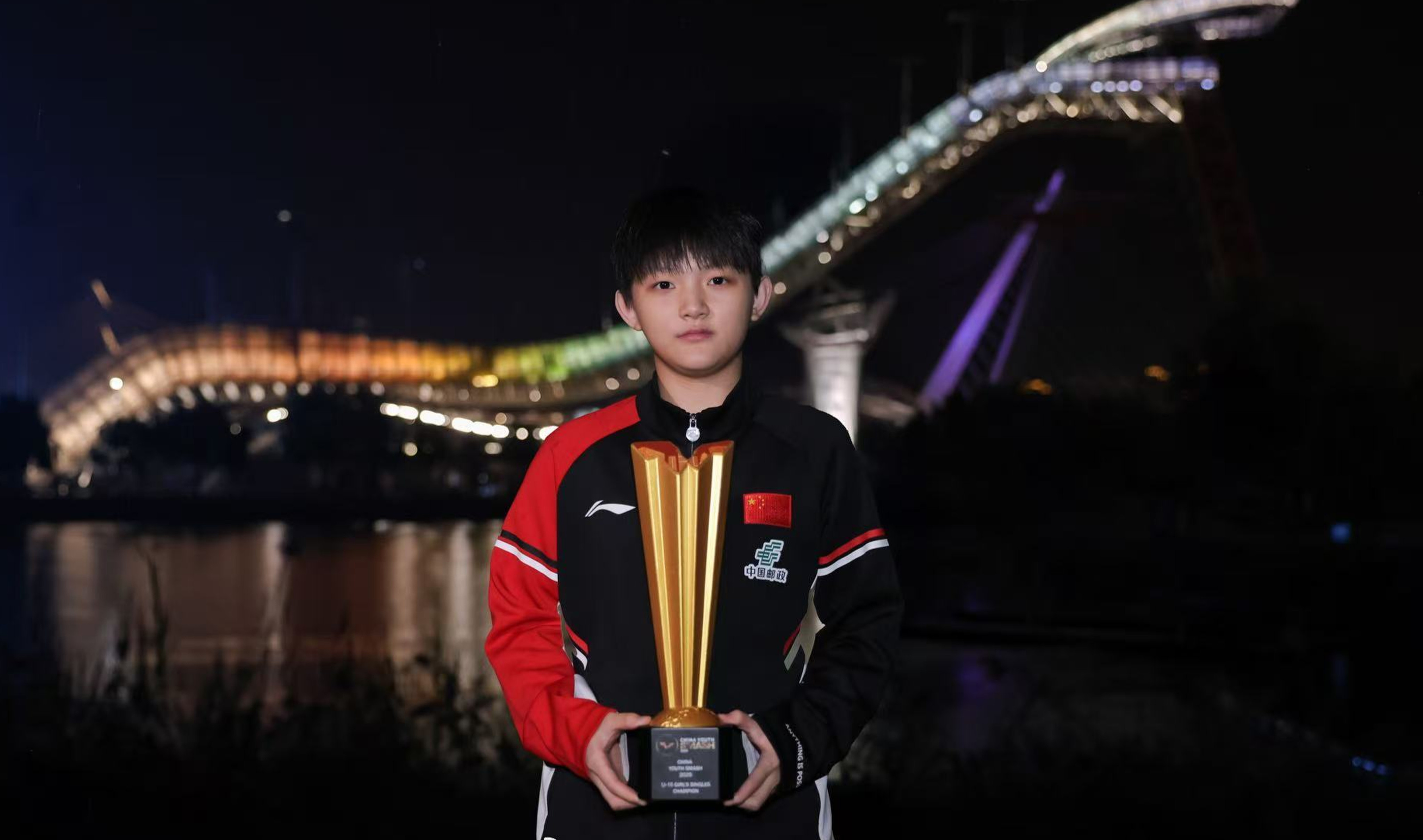 Zhu Qihui completed a hat-trick of titles when she beat compatriot Liu Ziling in the WTT China Youth Smash final on Sunday. Photo: Handout