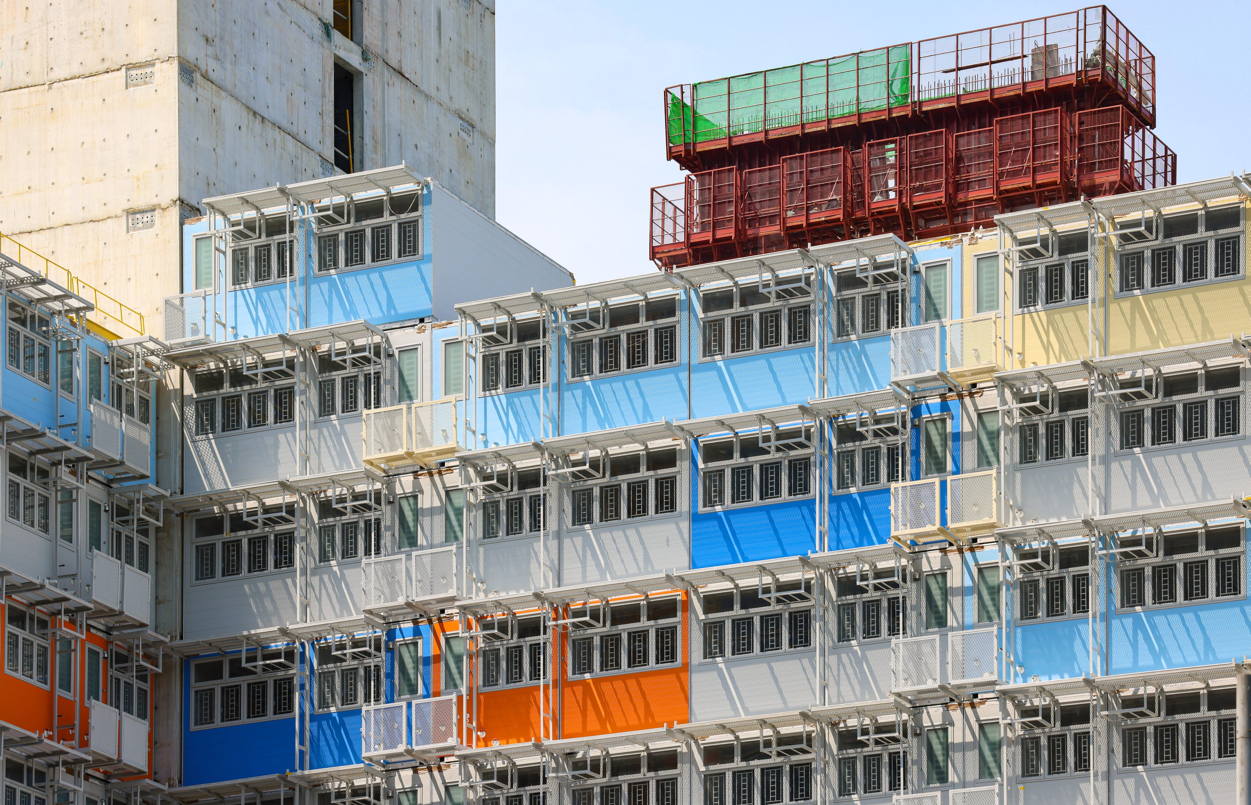 MiC flats at a light public housing project in Chai Wan. Photo: Jelly Tse