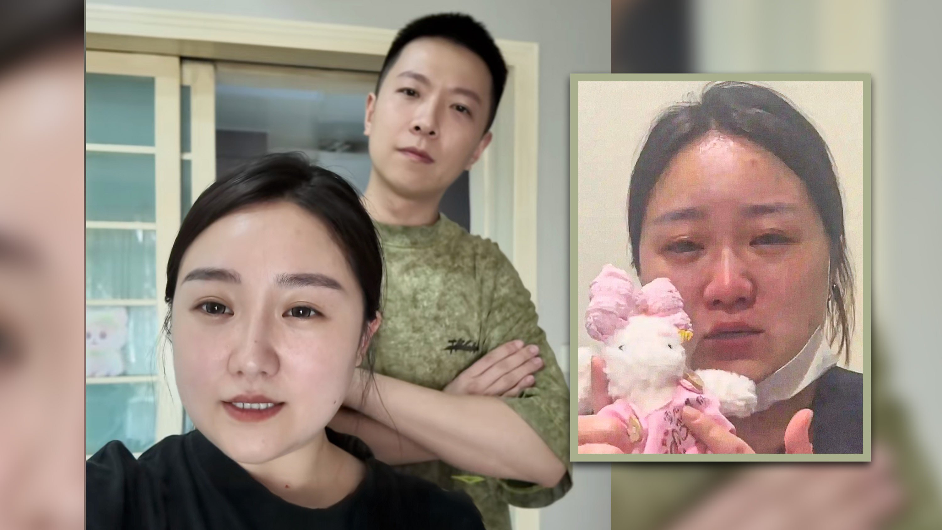 A woman in China whose children were thrown 15 floors to their deaths by their father five years ago has started a new romantic relationship, sparking controversy online. Photo: SCMP composite/Douyin/Baidu