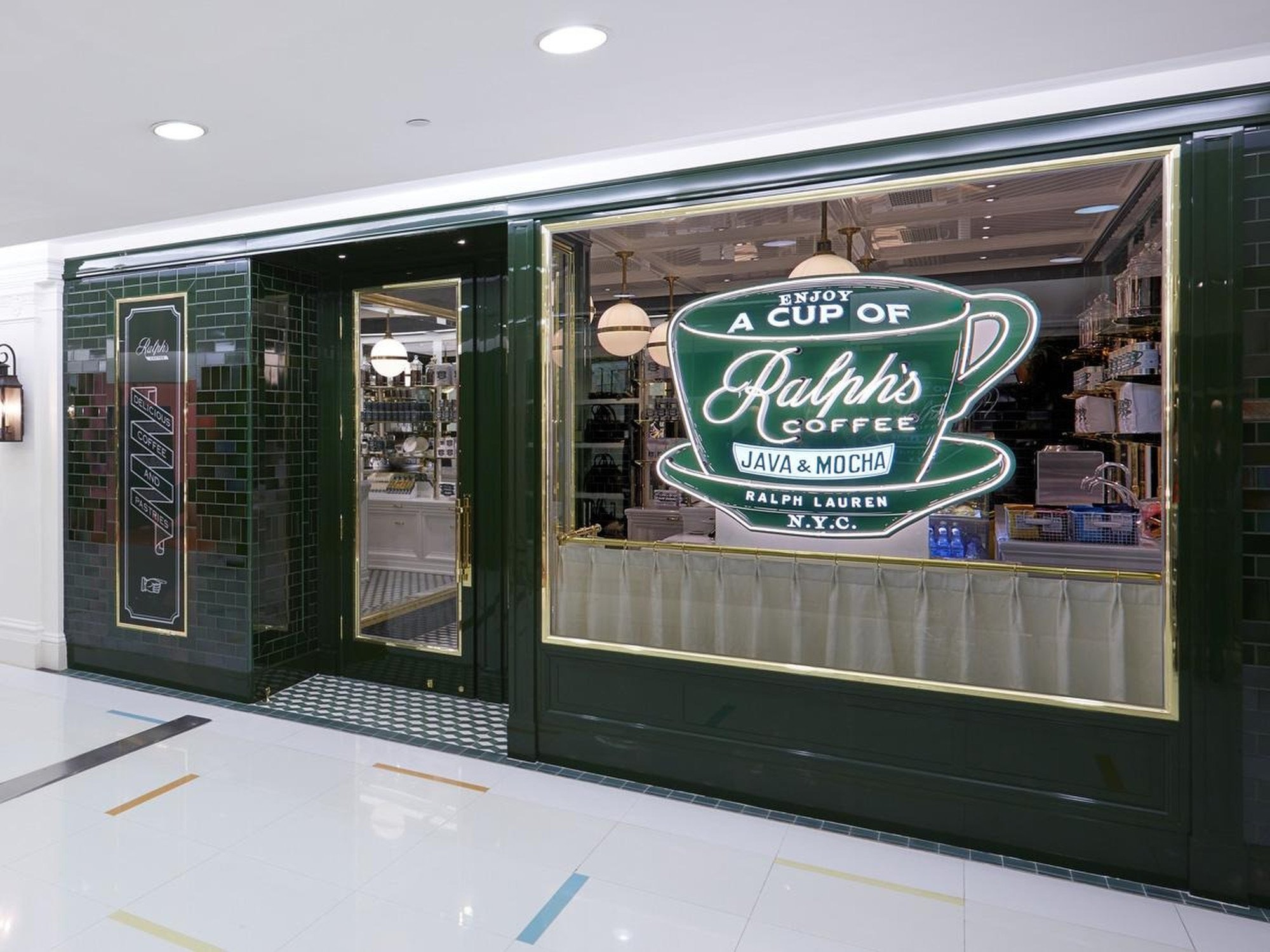 Ralph Lauren has opened standalone Ralph’s Coffee shops in high-end malls like Harbour City in Tsim Sha Tsui and Pacific Place in Admiralty. Photo: Handout Ralph Lauren has opened standalone Ralph’s Coffee shops in high-end malls like Harbour City in Tsim Sha Tsui and Pacific Place in Admiralty. Photo: Handout