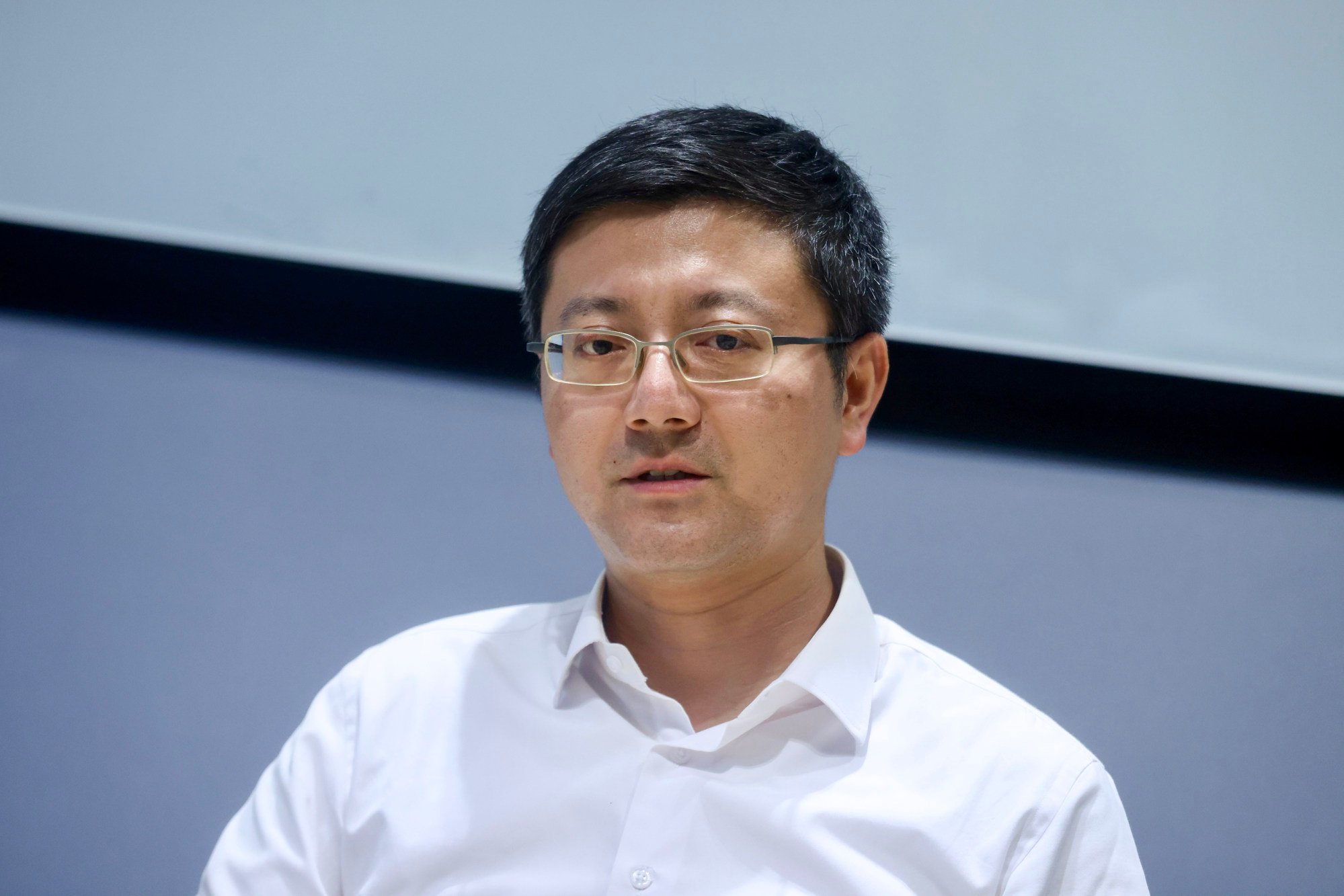 Xu Jia, the deputy head of investment banking of China International Capital Corporation (CICC), on September 10, 2025. Photo: Jonathan Wong