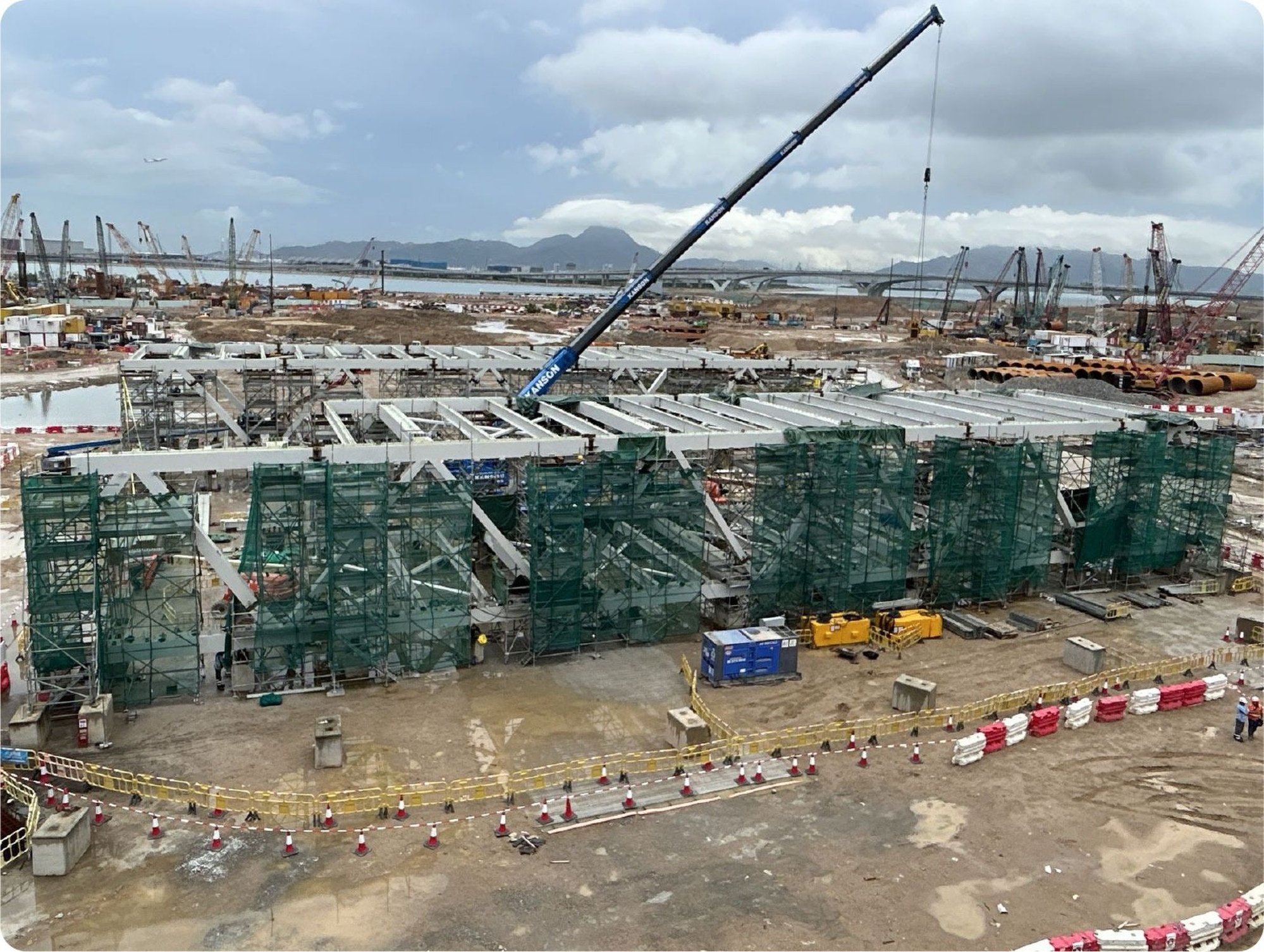 The quality of the station’s building materials was already the subject of concern earlier this year. Photo: Handout