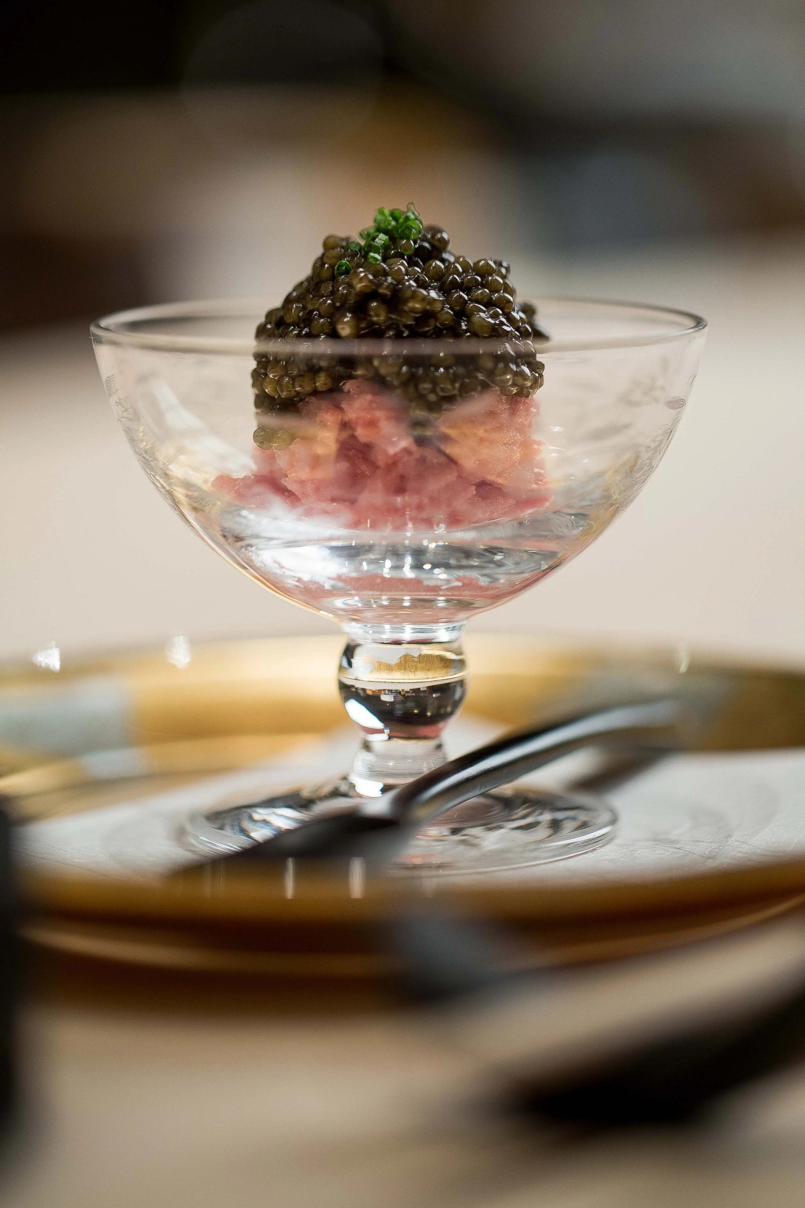 Chef Masa Takayama’s signature Masa Toro Caviar. Photo: courtesy Masa New York