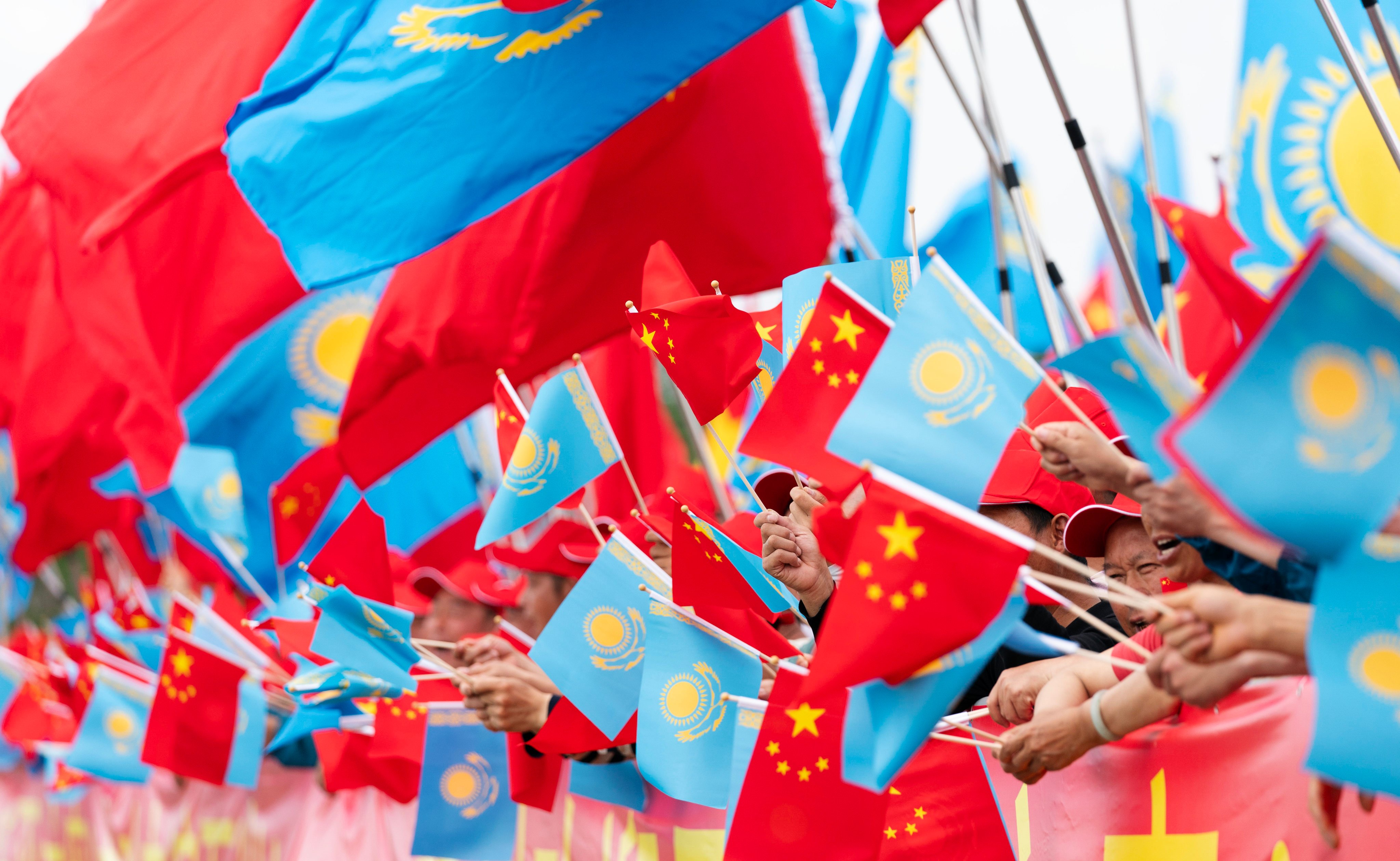 Enthusiastic crowds welcomed President Xi Jinping in Astana, Kazakhstan, in June, when he attended the China-Central Asia Summit. Photo: Xinhua