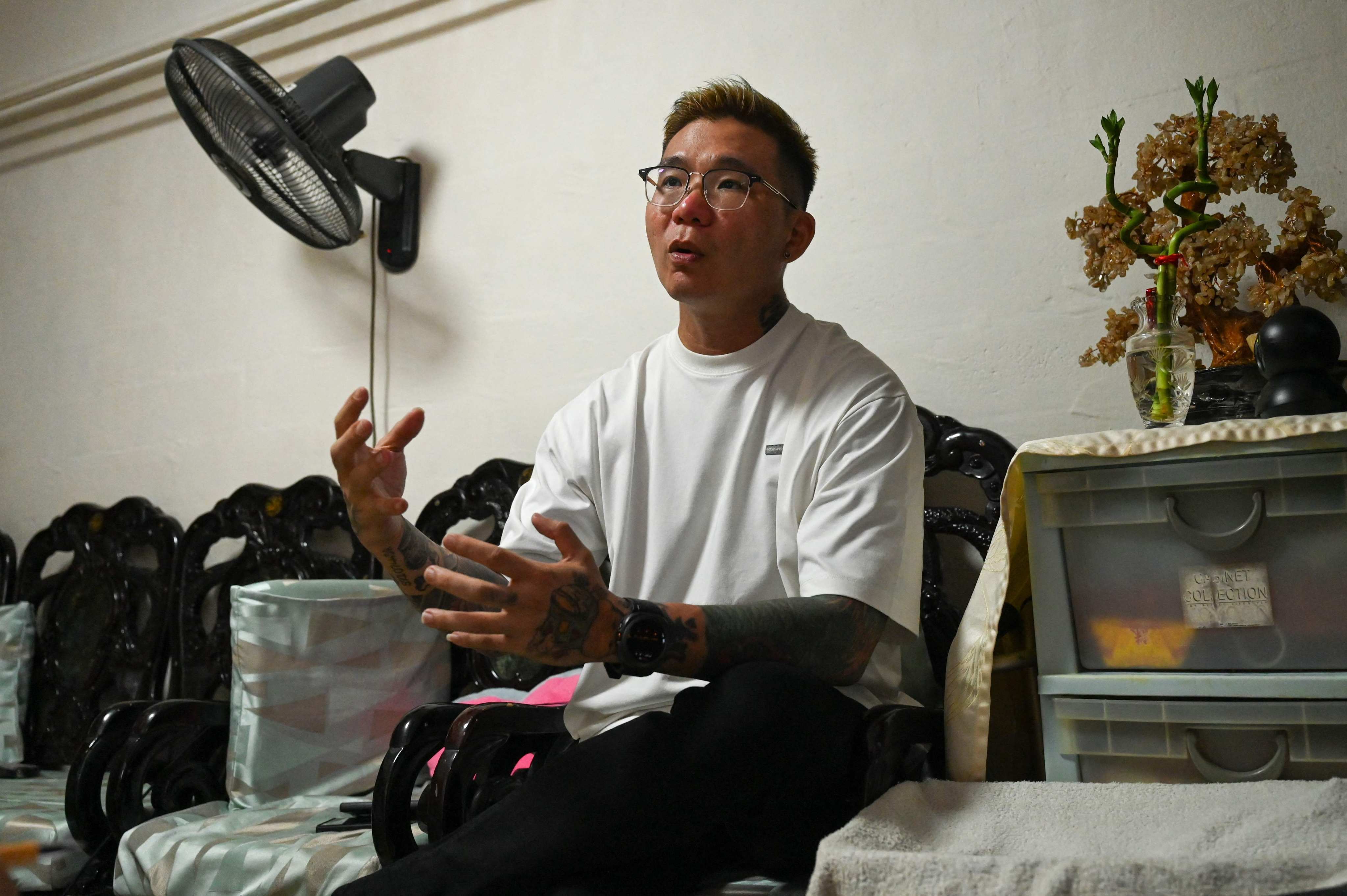 Delfard Tay said that his daughter was struggling with substance abuse before her death last year. Photo: AFP