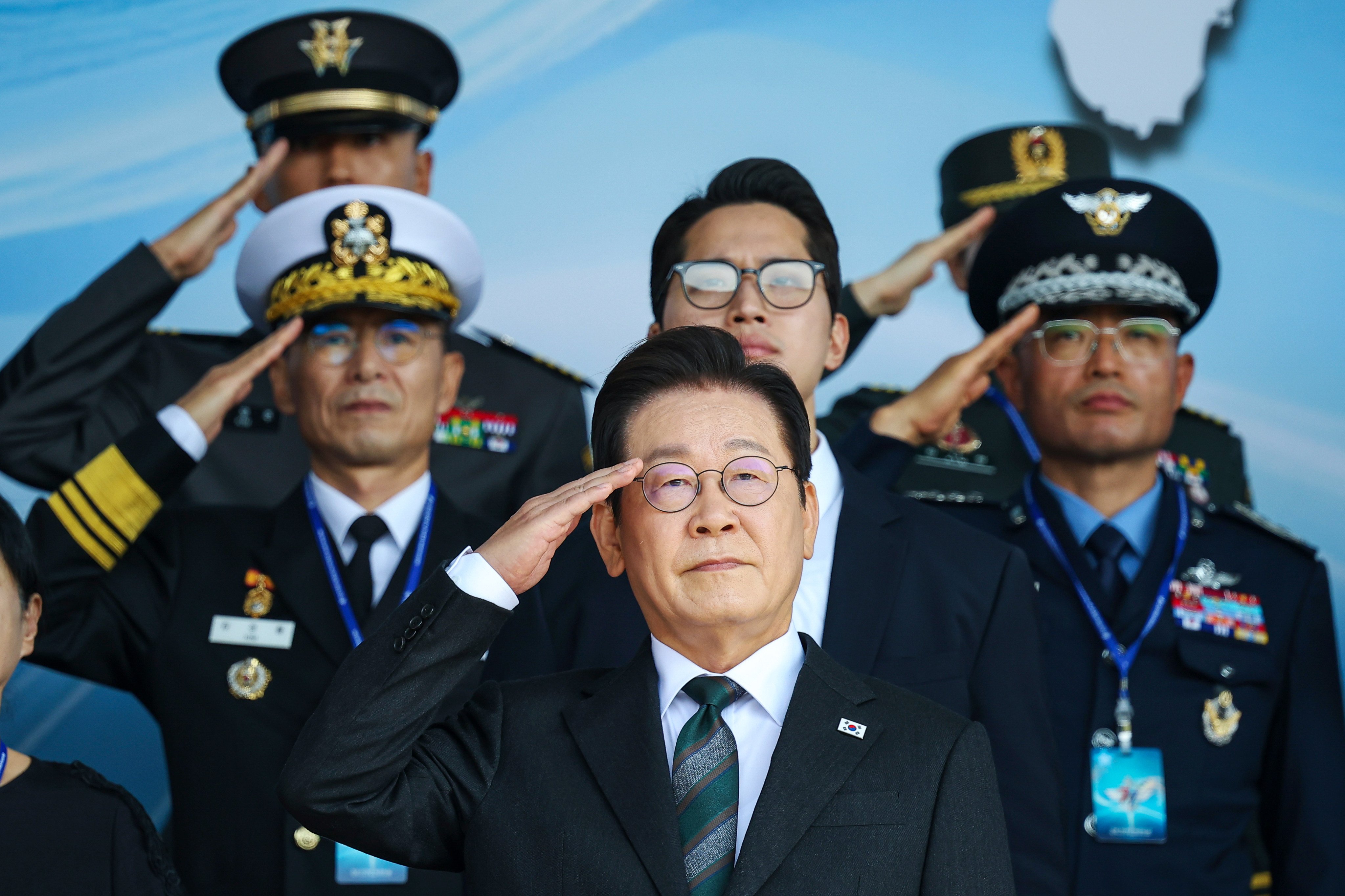 South Korean President Lee Jae-myung hopes to continue a thaw in relations with Beijing, but ongoing anti-China protests threaten to undermine the reset. Photo: EPA