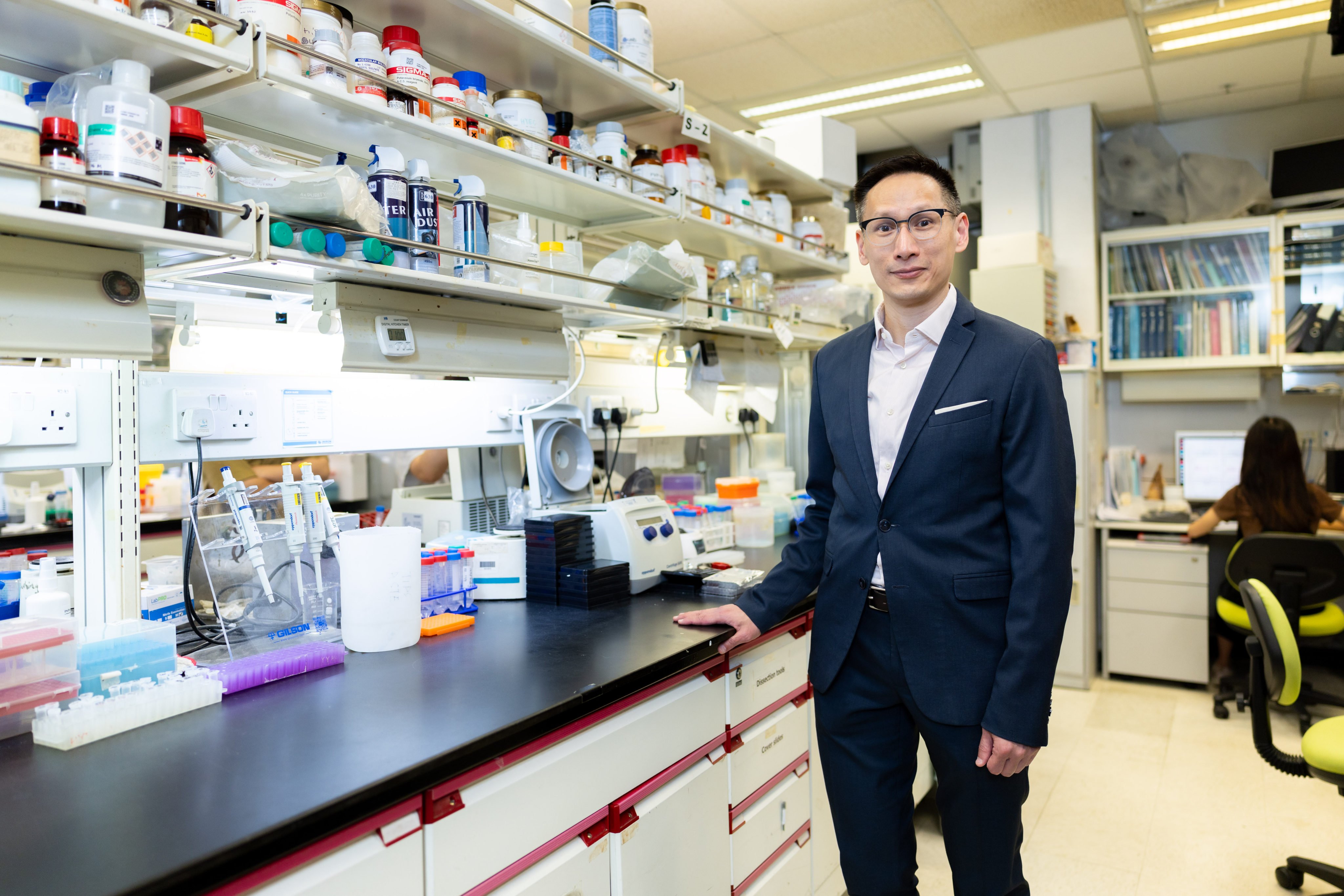 Professor Edwin Chan, founder of Rare Power, in his laboratory at the Chinese University of Hong Kong. Photo: Kong Yat-pang