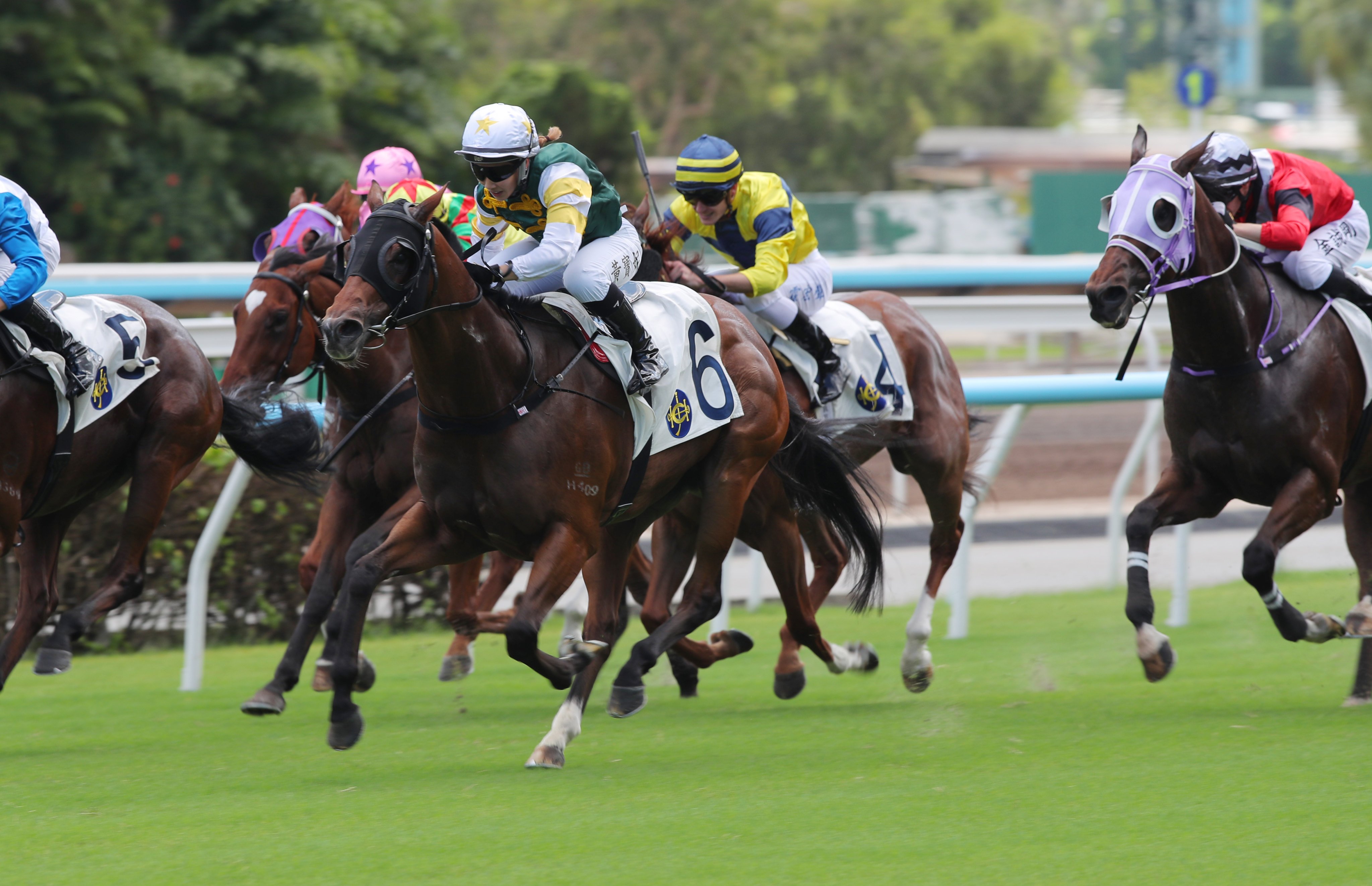 Fight Time wins at Sha Tin last month under Britney Wong. Photos: Kenneth Chan