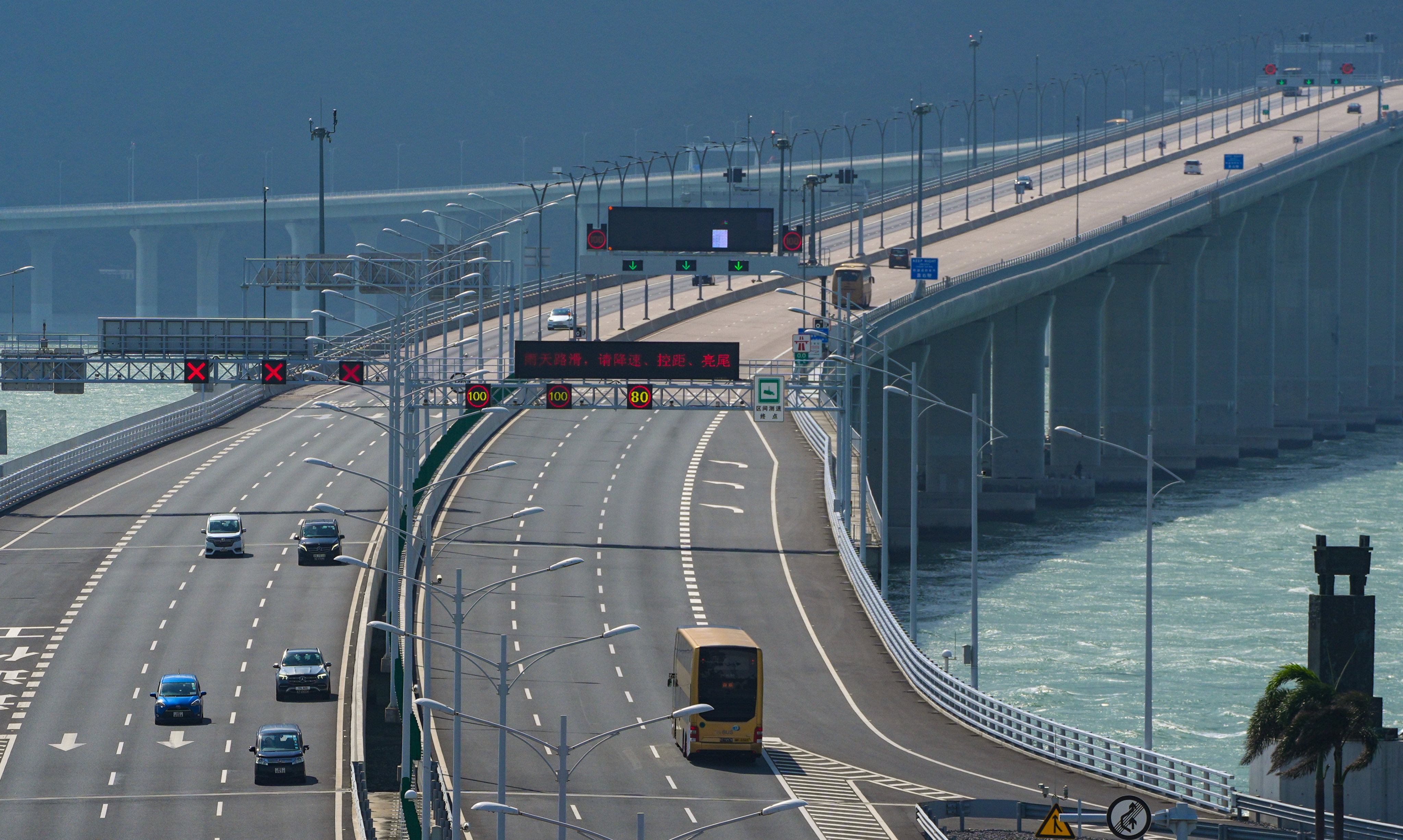Northbound travel under the scheme is currently only possible using the Hong Kong-Zhuhai-Macau Bridge. Photo: Eugene Lee