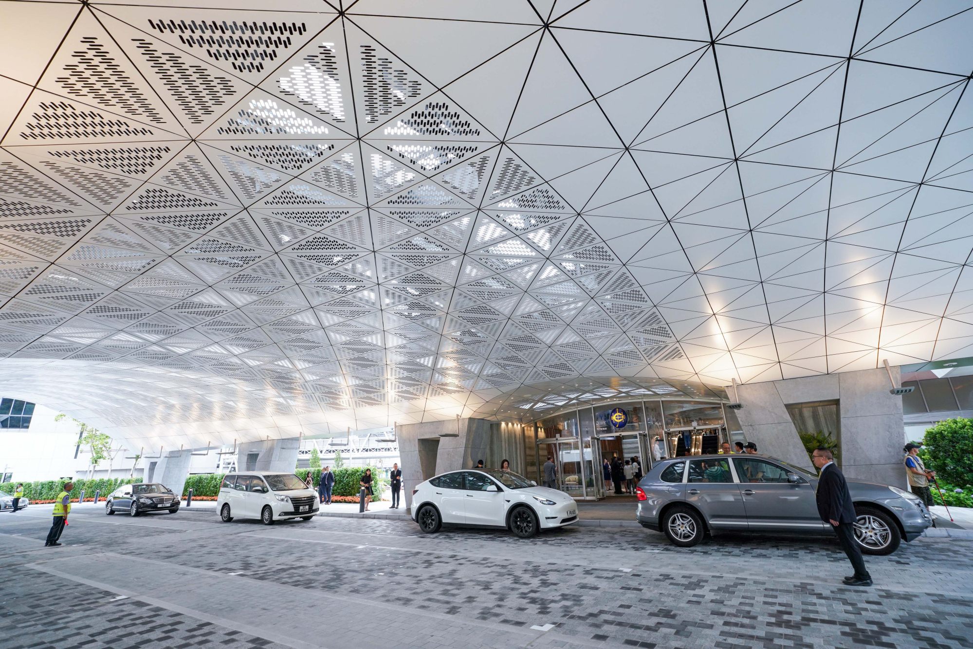 Sha Tin’s new members’ entrance.