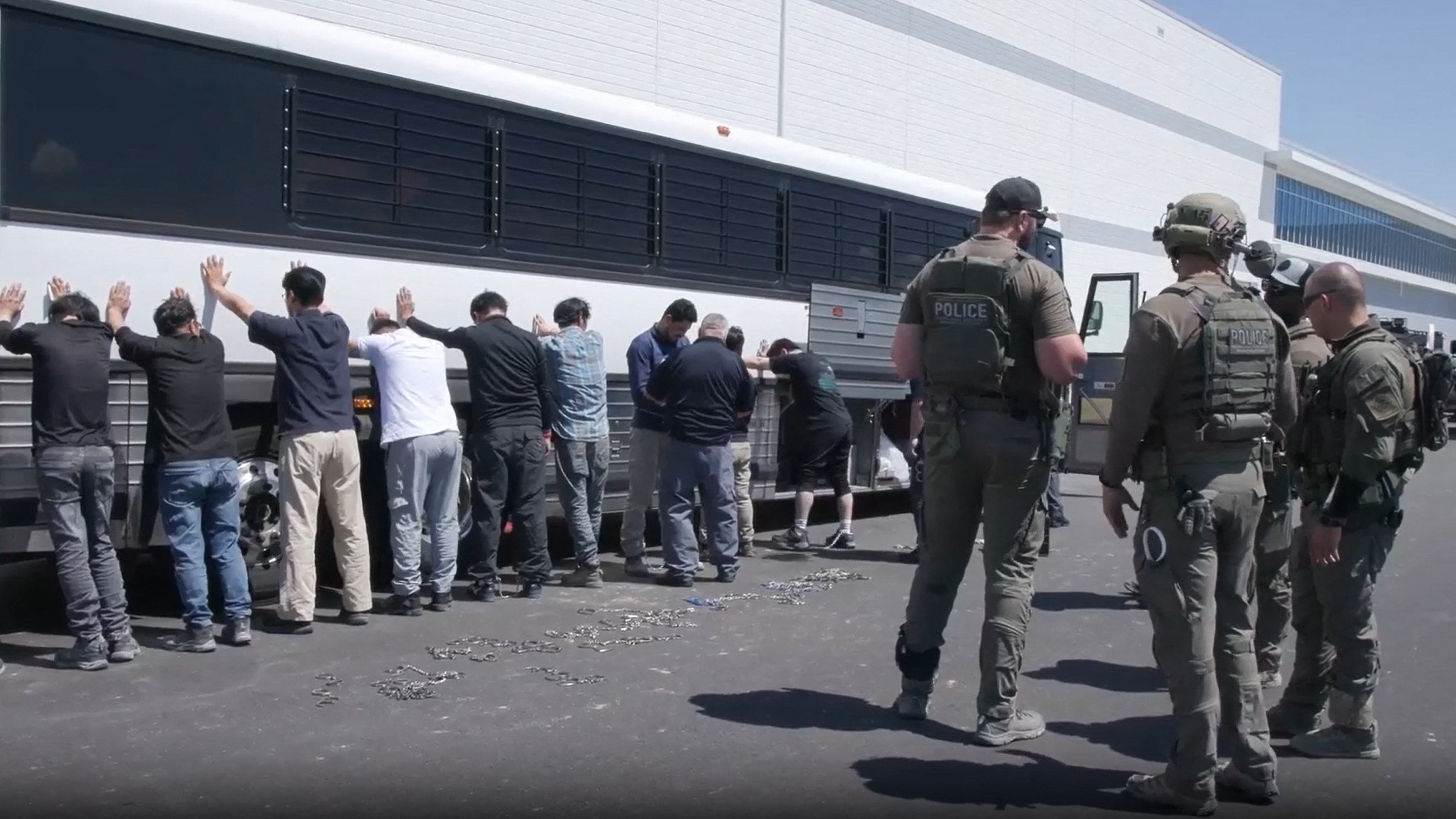 The Hyundai plant has been in the limelight since an immigration raid by US Immigration and Customs Enforcement last month. Photo: ICE via AFP