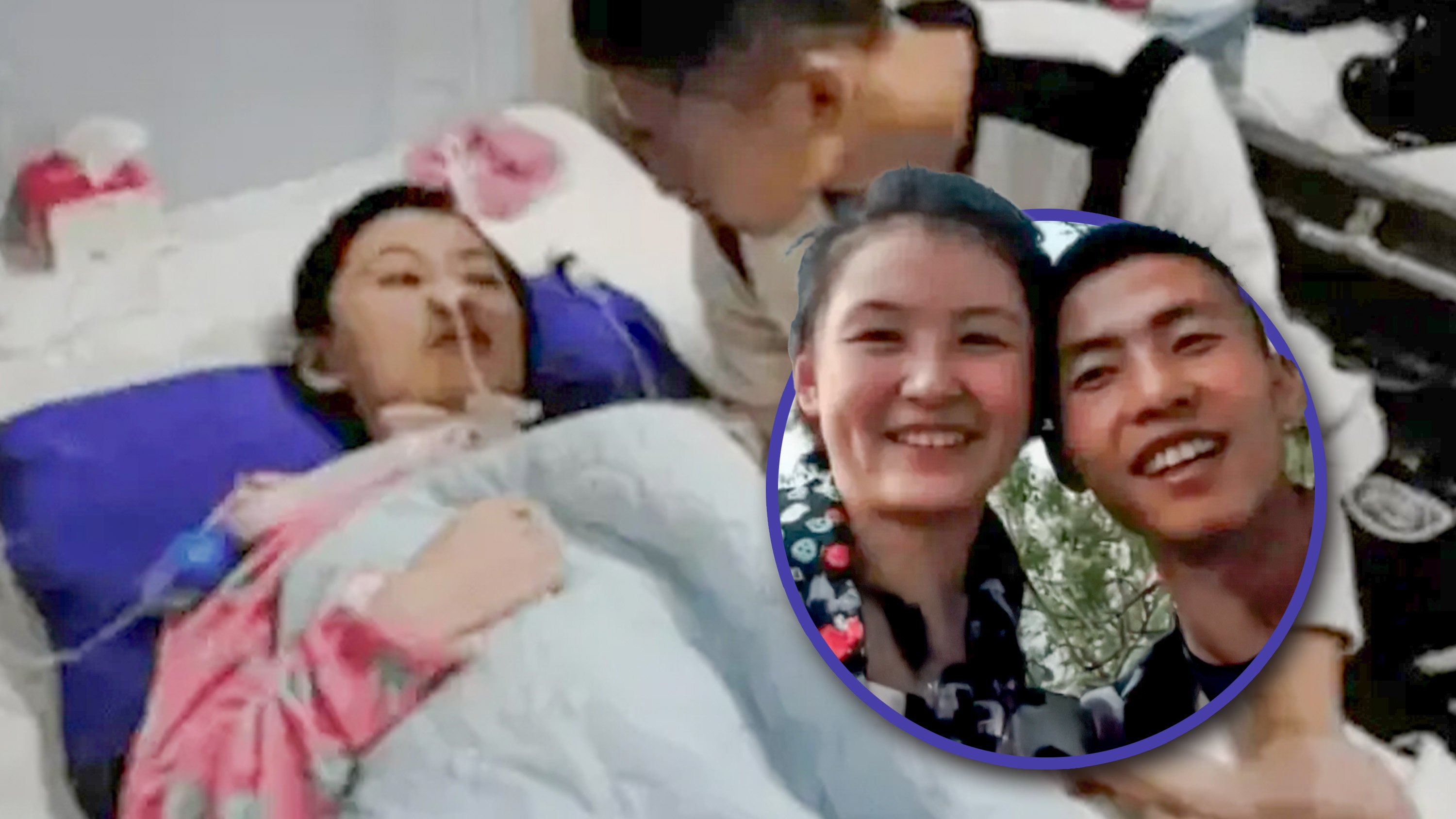A woman in China woke from a coma, only to reveal that her boyfriend, who spent 200,000 yuan on her care, had abused her. Photo: SCMP composite/Sohu
