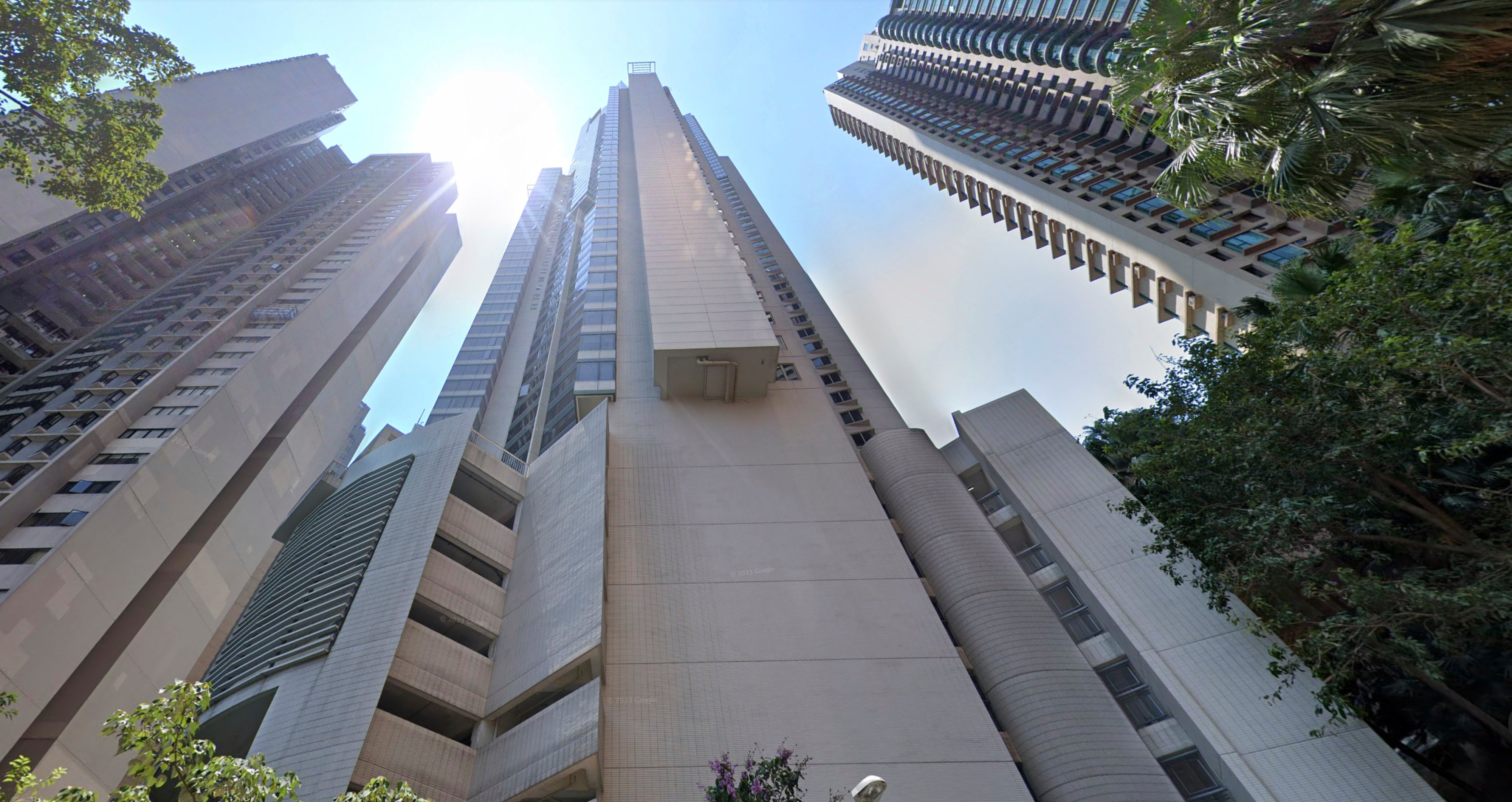 Tregunter Tower is a luxury residential building in Mid-Levels. Photo: Google Maps