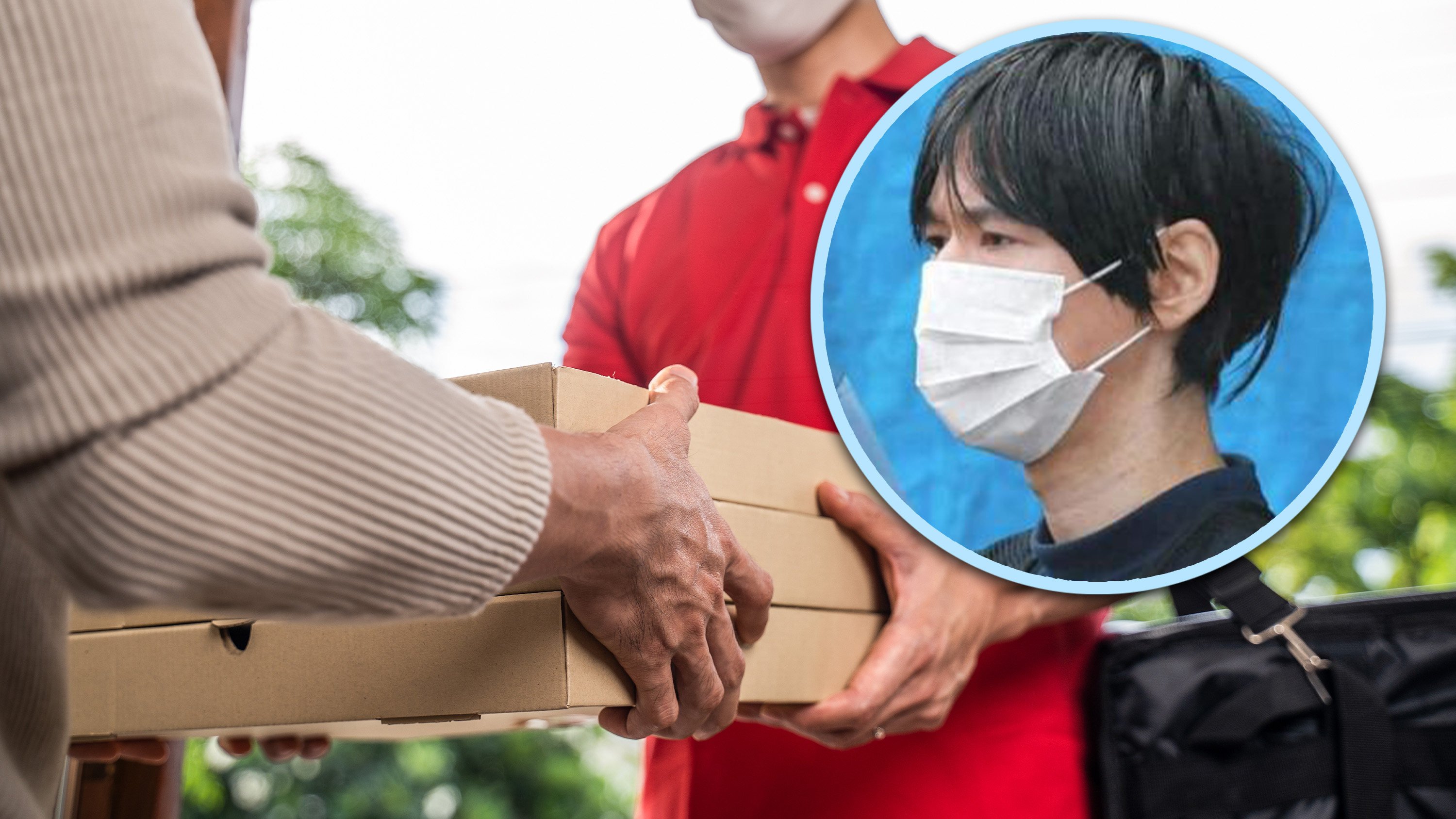 A jobless man in Japan was arrested for taking advantage of a delivery platform to eat over 1,000 meals for free in two years. Photo: SCMP composite/Shutterstock/163.com