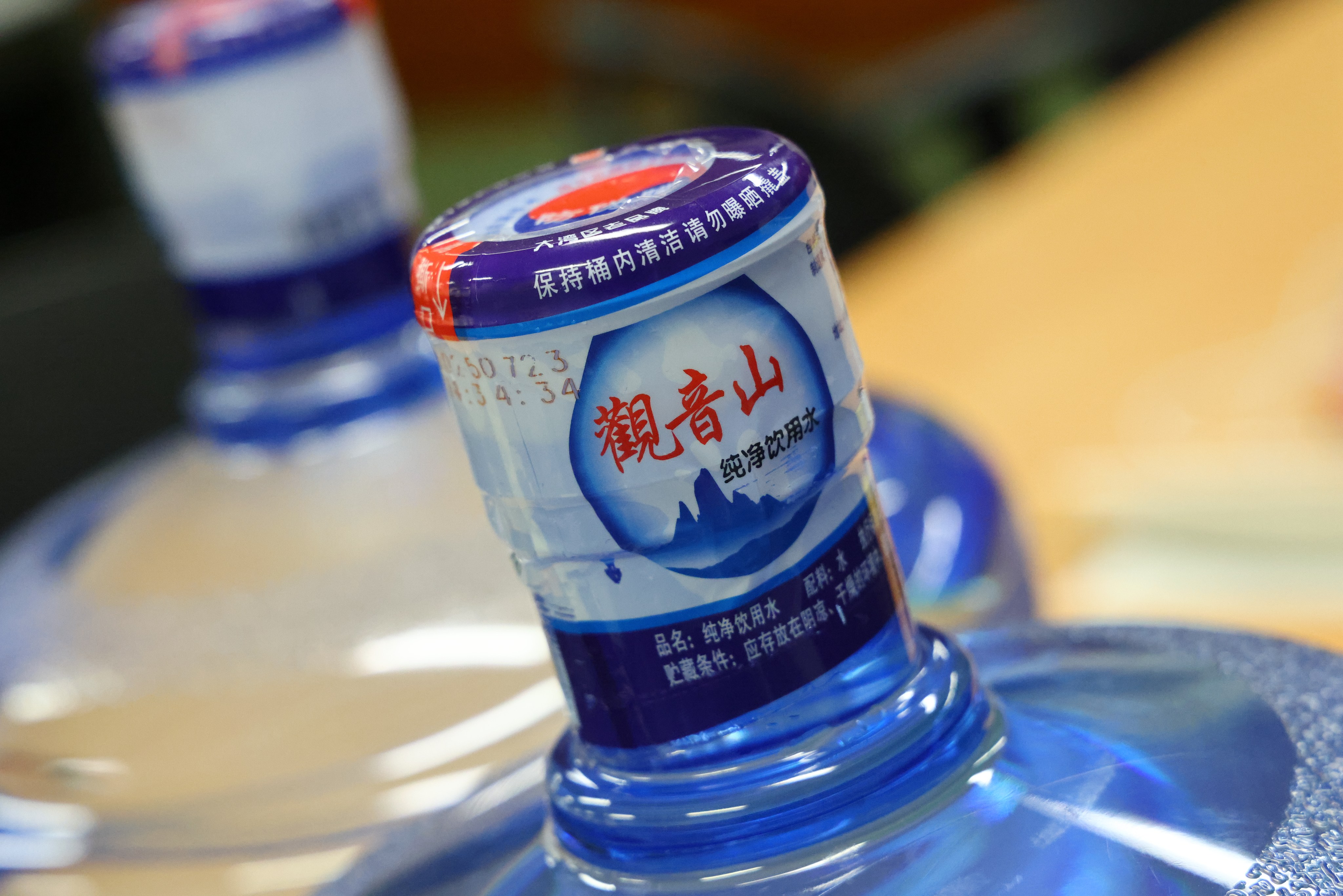 Bottled water supplier Xin Ding Xin Trade is suspected of scamming the logistics department and breaching the Trade Descriptions Ordinance. Photo: Dickson Lee