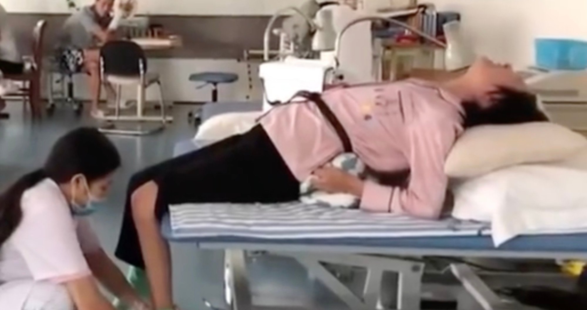 After several surgeries and rehabilitation, Wang regained her ability to stand and walk independently in 2023. Photo: Handout