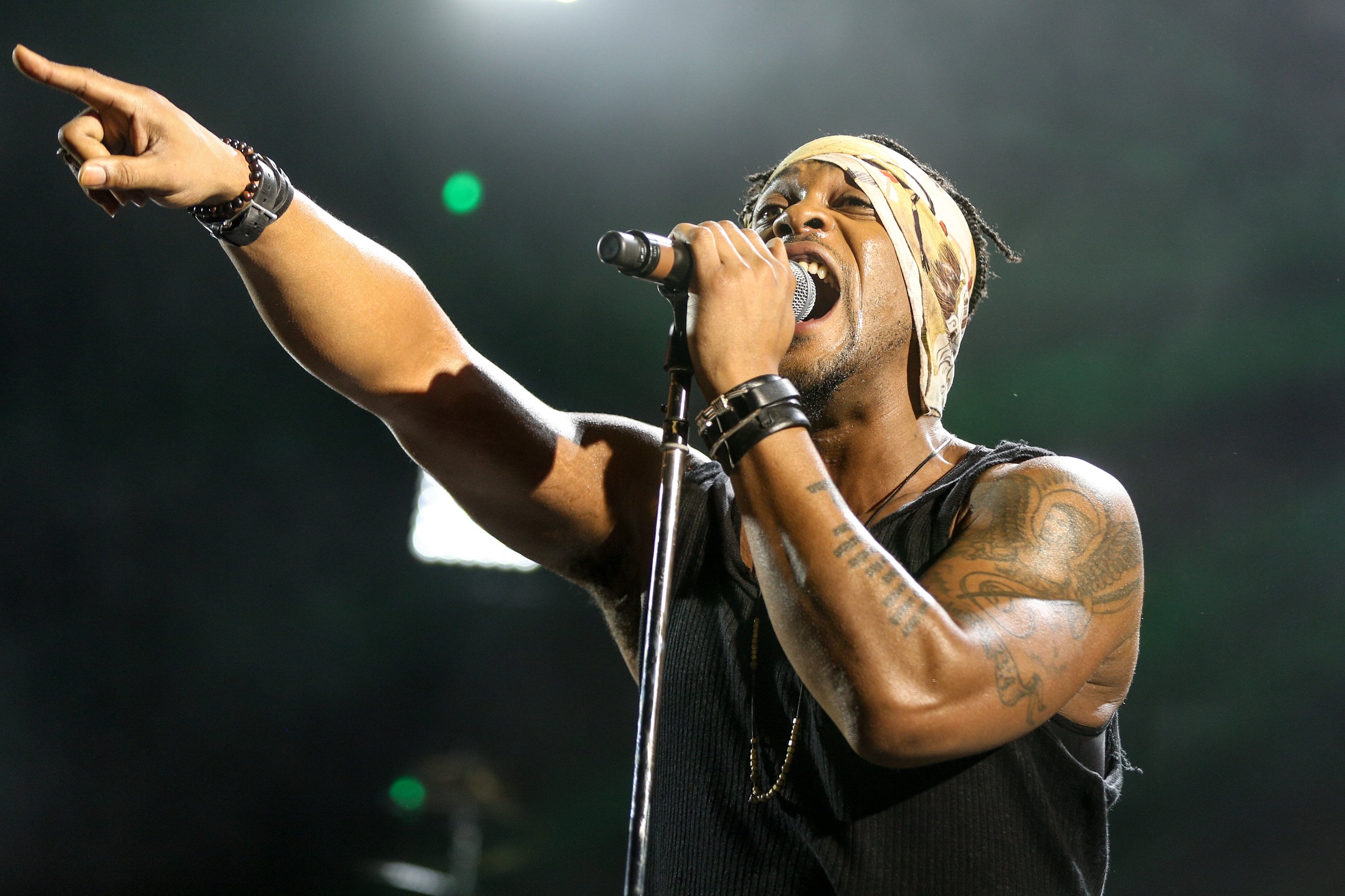 D’Angelo performs in Los Angeles in August 2015. Photo: AP