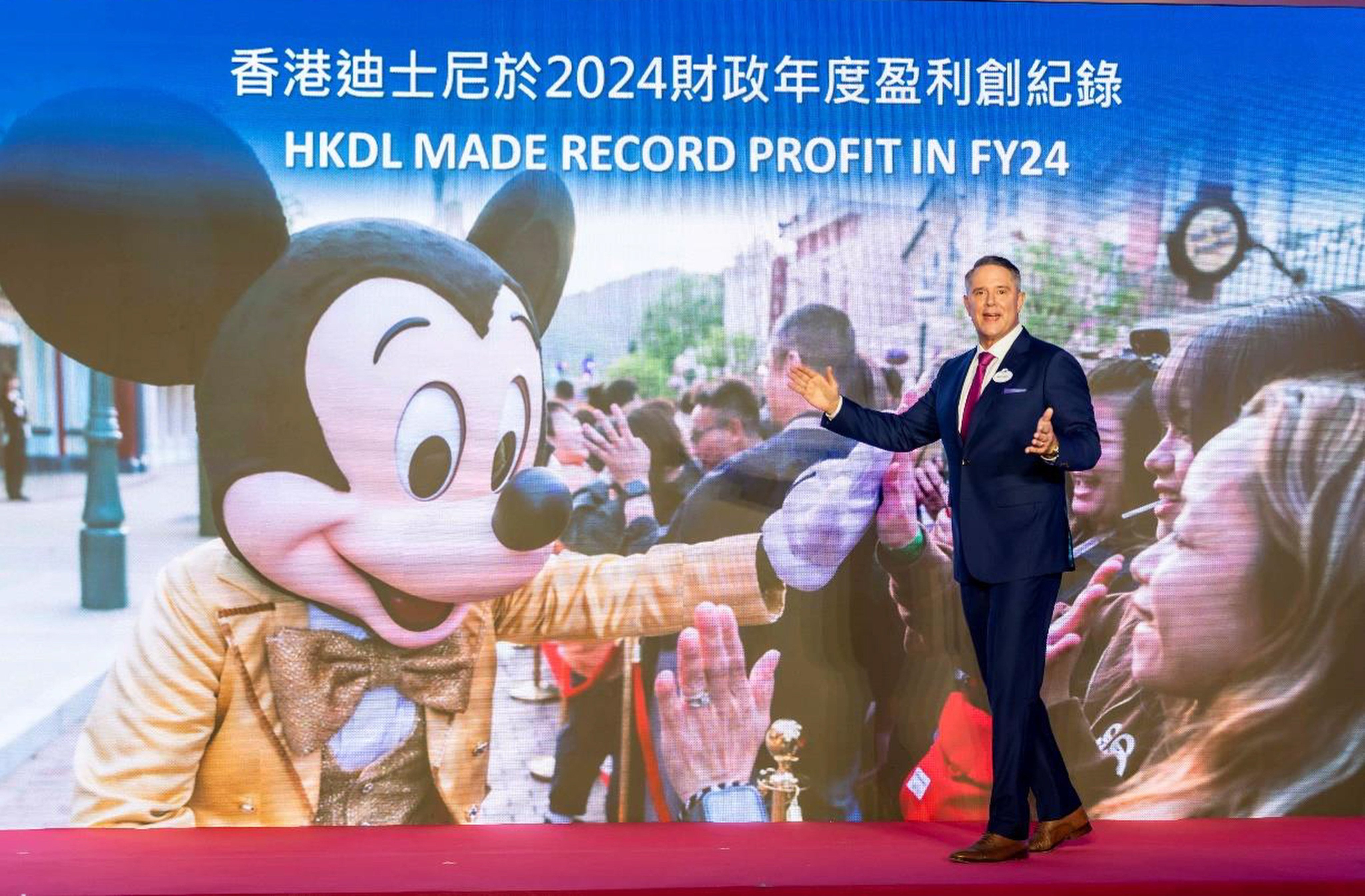 Hong Kong Disneyland Resort head Michael Moriarty has been appointed executive vice-president and chief financial officer for Disney Experiences. Photo: Handout