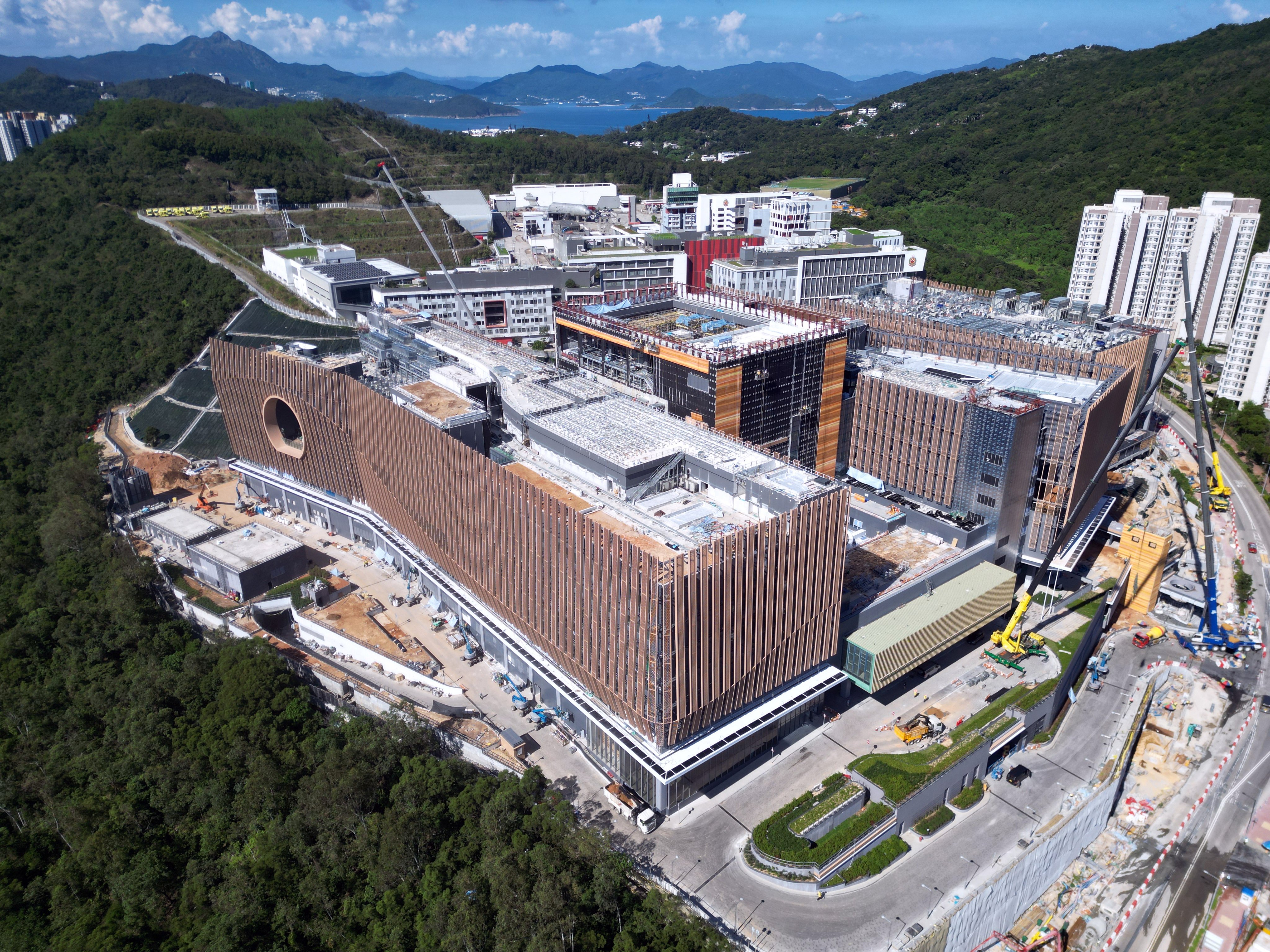 The Chinese Medicine Hospital of Hong Kong in Tsueng Kwan O will launch operations on December 11. Photo: Eugene Lee