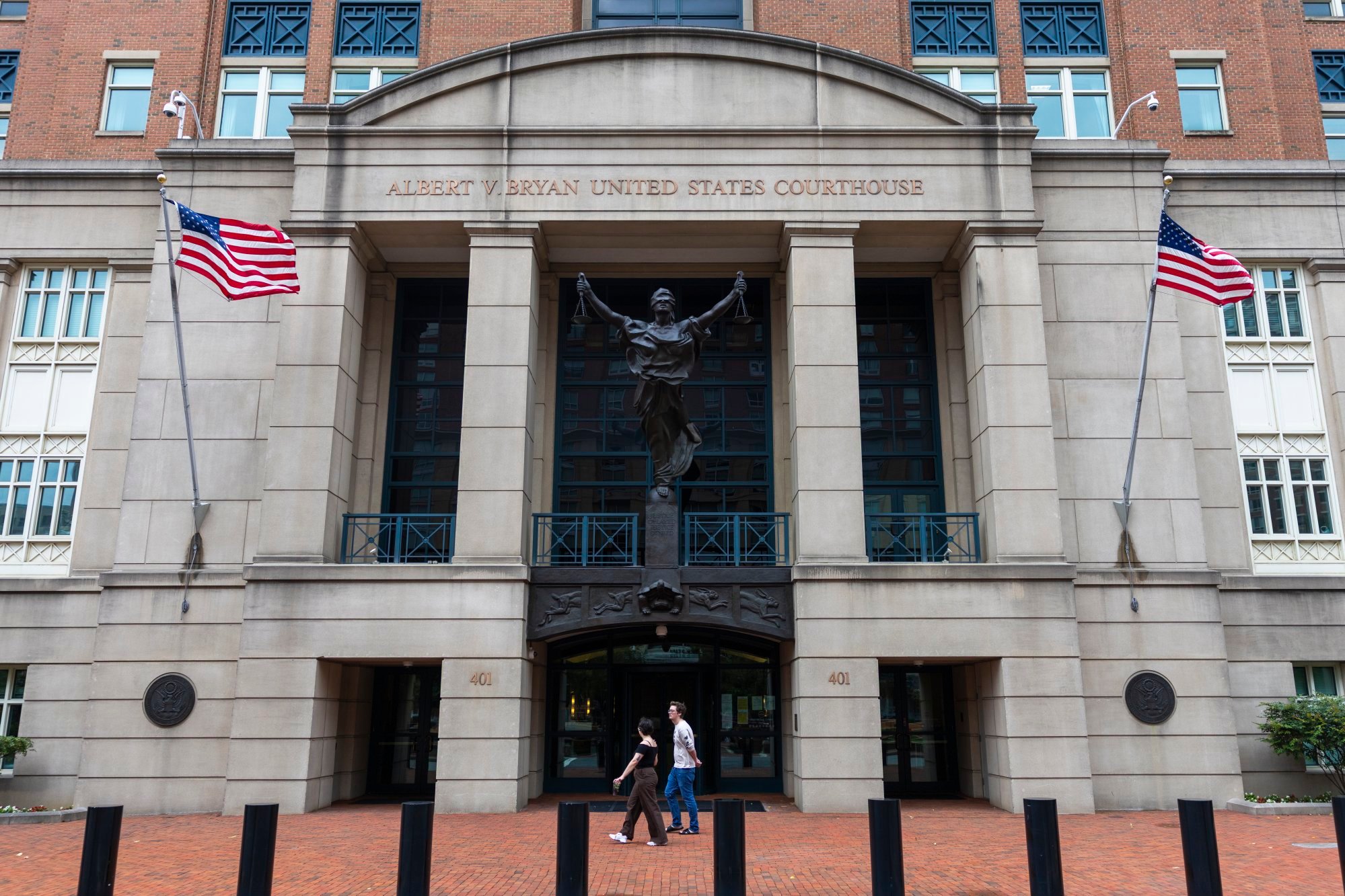 The US District Court for the Eastern District of Virginia in Alexandria, Virginia. Photo: EPA The US District Court for the Eastern District of Virginia in Alexandria, Virginia. Photo: EPA