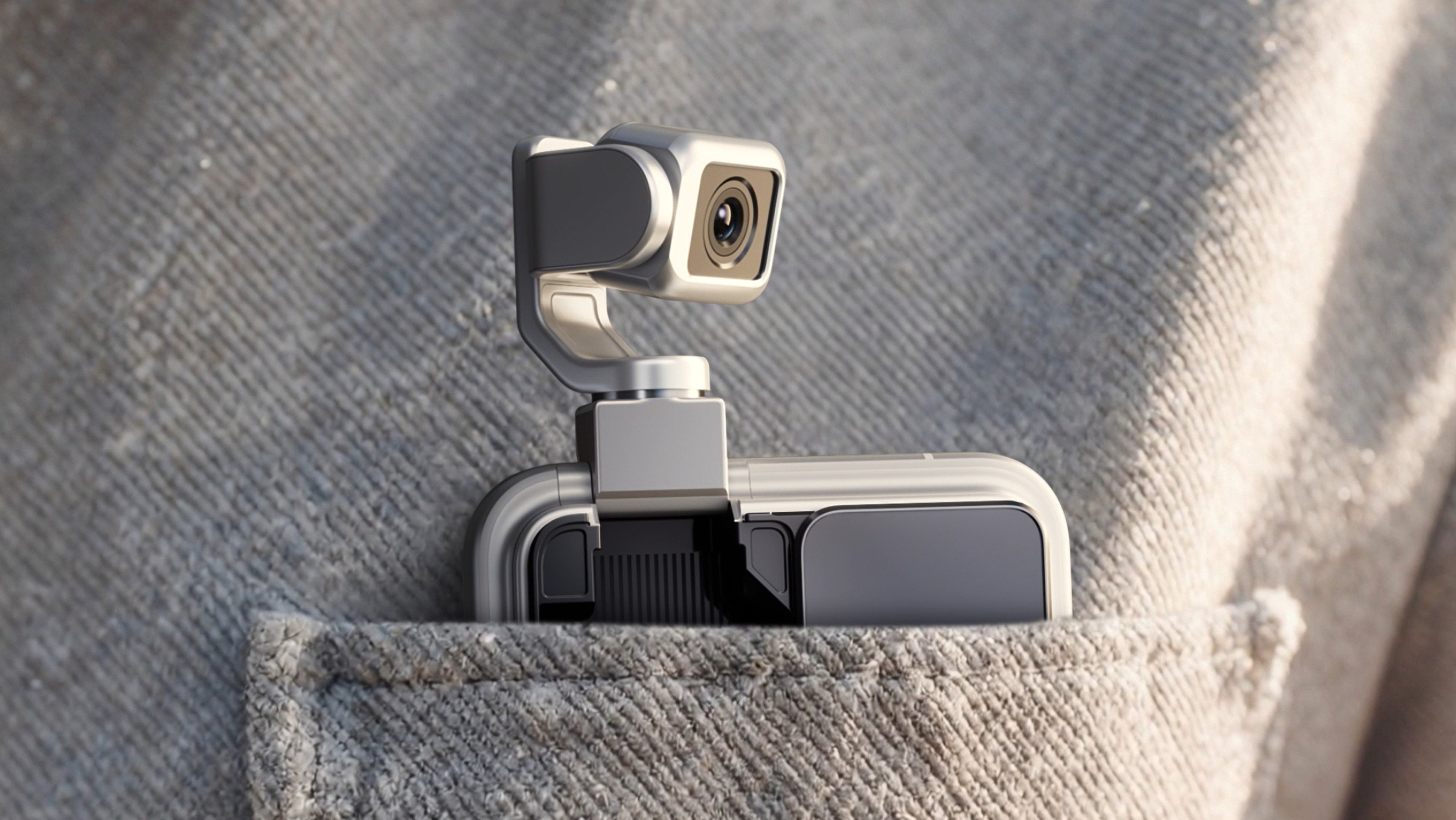 Honor’s concept AI-enabled handset, the Robot Phone, features a fold-out gimbal-attached camera. Photo: Handout